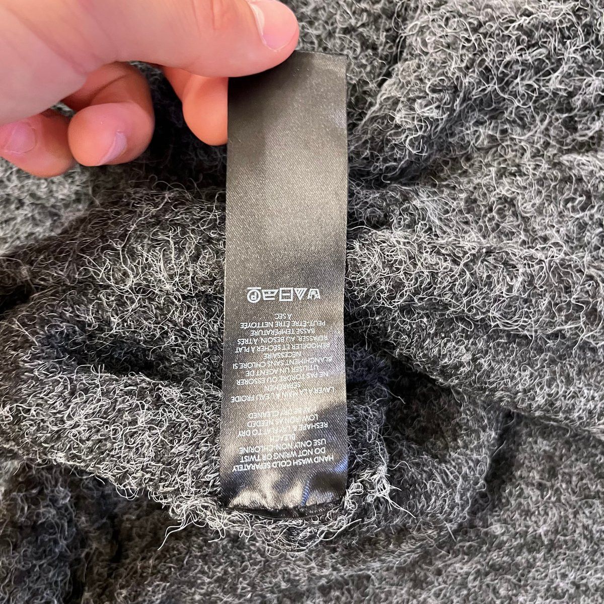 Japanese Brand Free People Grey Turtleneck Sweater Black Ribbed Trim Size US S / EU 44-46 / 1 - 5 Thumbnail