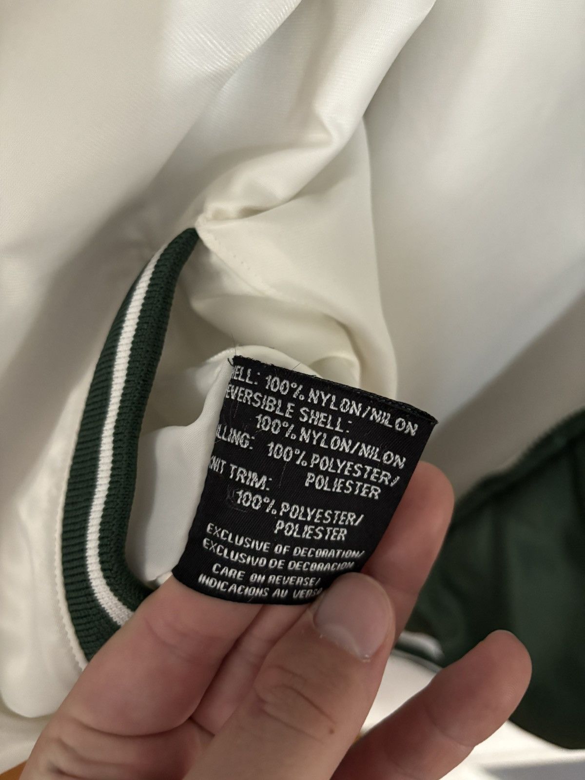 Starter Michigan State 90s Era Vintage Reversible Bomber Jacket XXL Size US XXL / EU 58 / 5 - 10 Thumbnail