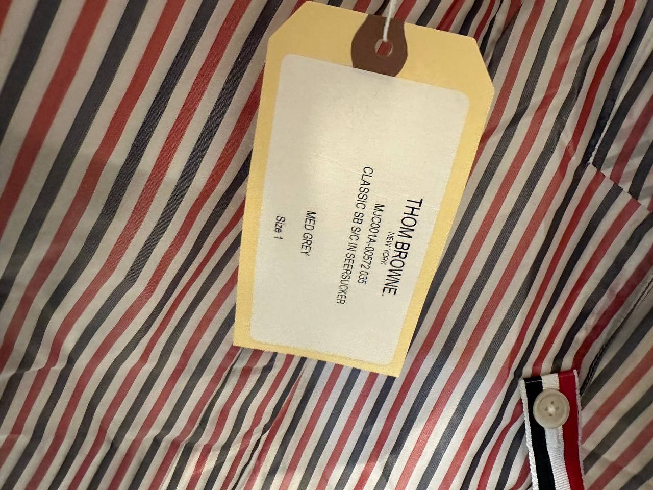 Thom Browne Thom Browne Classic SB S/C In Seersucker Size 36R - 3 Thumbnail