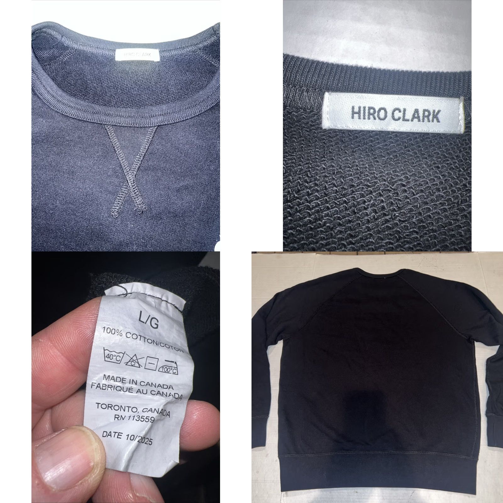 Apple VINTAGE Hiro Clark Sweatshirt Apple TV Logo Pullover Adult Large Black Crew Neck Hooded Pocket Logo All Seasons Womens/Mens Size US L / EU 52-54 / 3 - 8 Thumbnail