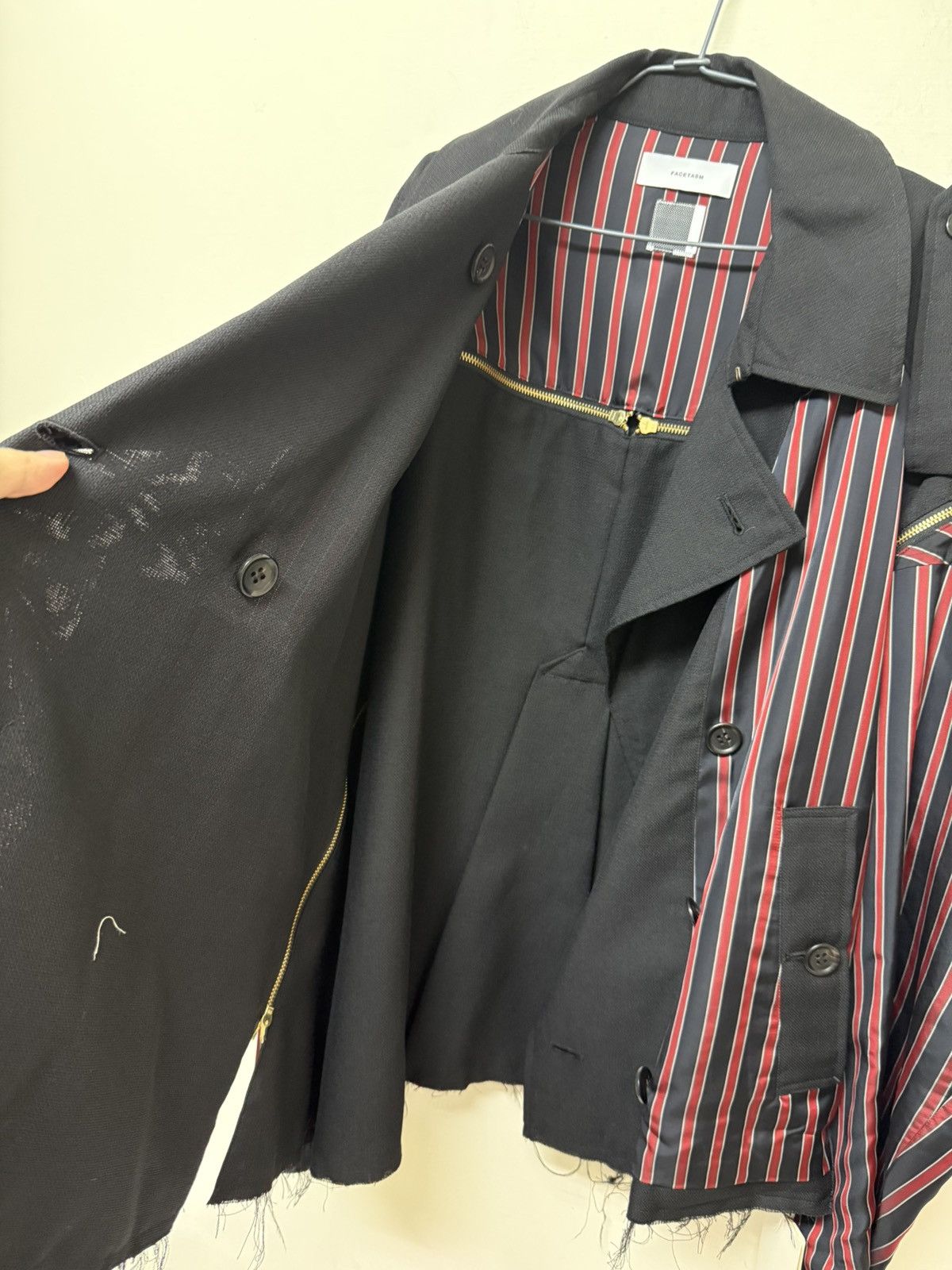 Facetasm Facetasm convertible double-breasted oversize jacket Size US XL / EU 56 / 4 - 8 Thumbnail