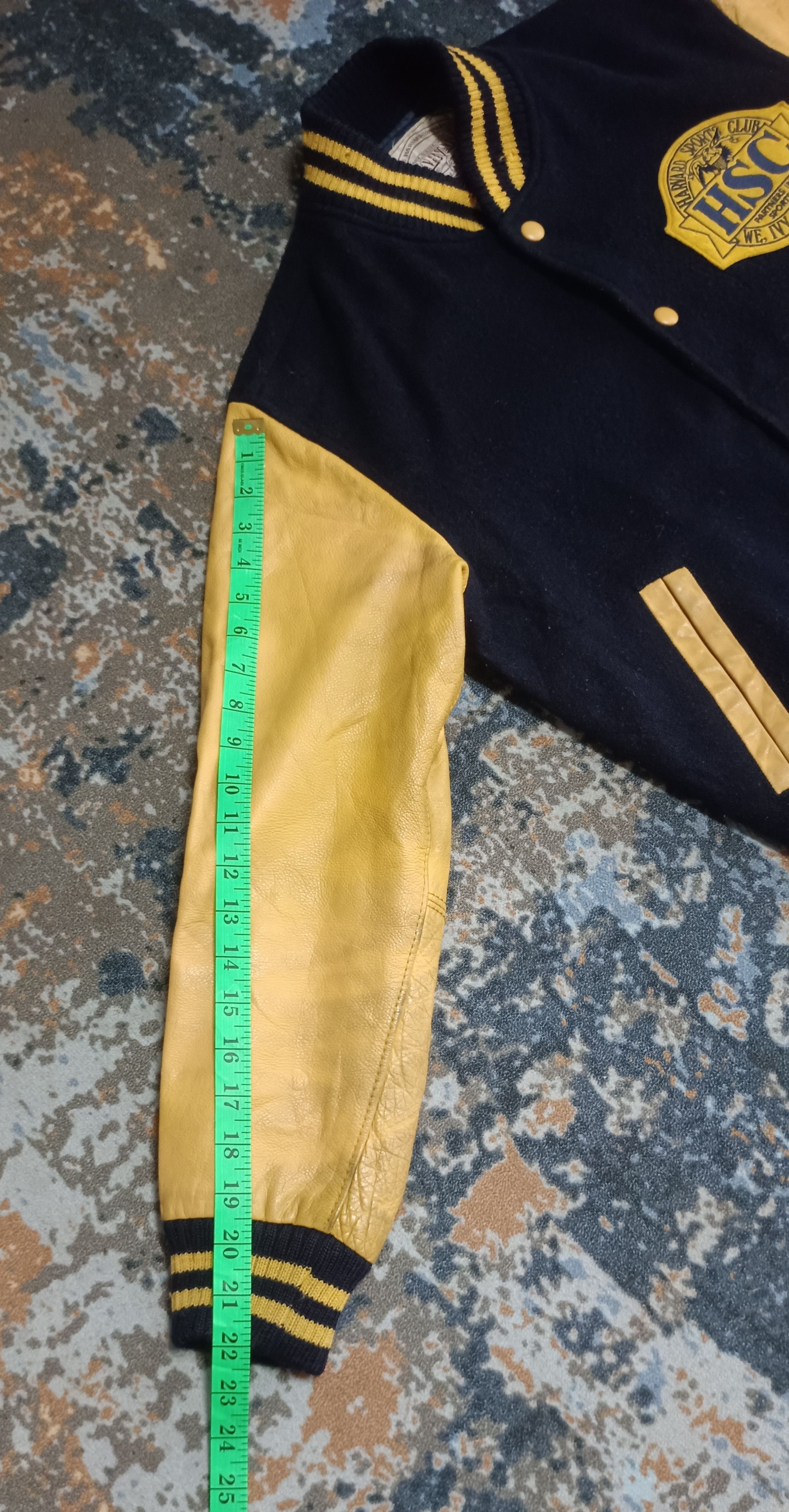 Japanese Brand Vintage Havard Sport Club Varsity Leather Wool Jacket Size US M / EU 48-50 / 2 - 9 Thumbnail