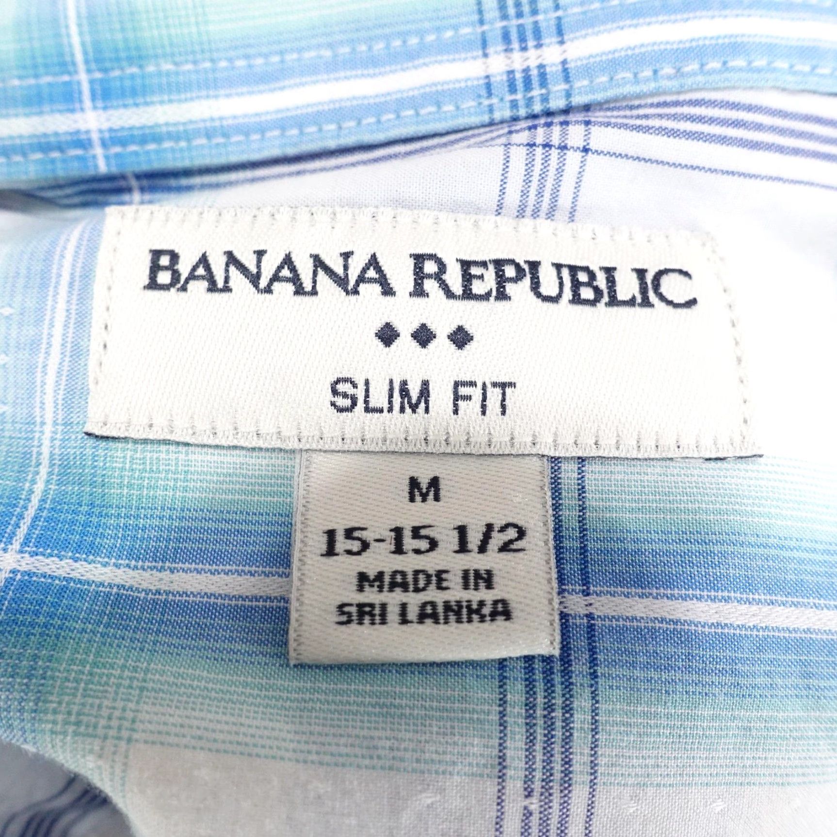 Banana Republic Banana Republic Shirt Mens Medium Blue Plaid Slim Fit Cotton Button Front Shirt Mens Medium Blue Plaid Slim Fit Cotton Button Up Front Size US M / EU 48-50 / 2 - 6 Thumbnail