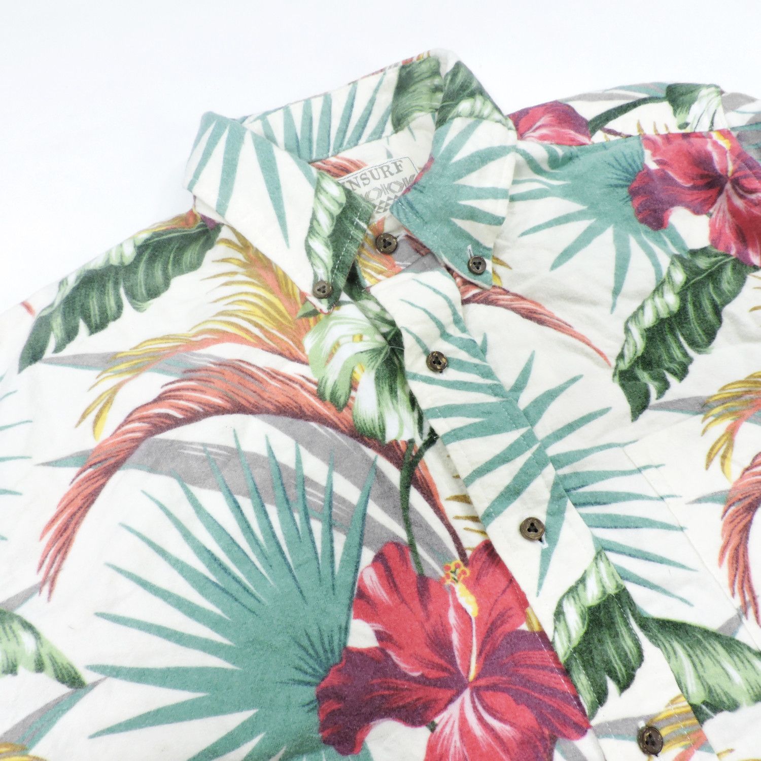 Sun Surf SUN SURF HAWAIIAN TROPICAL FLORAL HIBISCUS PATTERN SHIRT Size US M / EU 48-50 / 2 - 7 Thumbnail