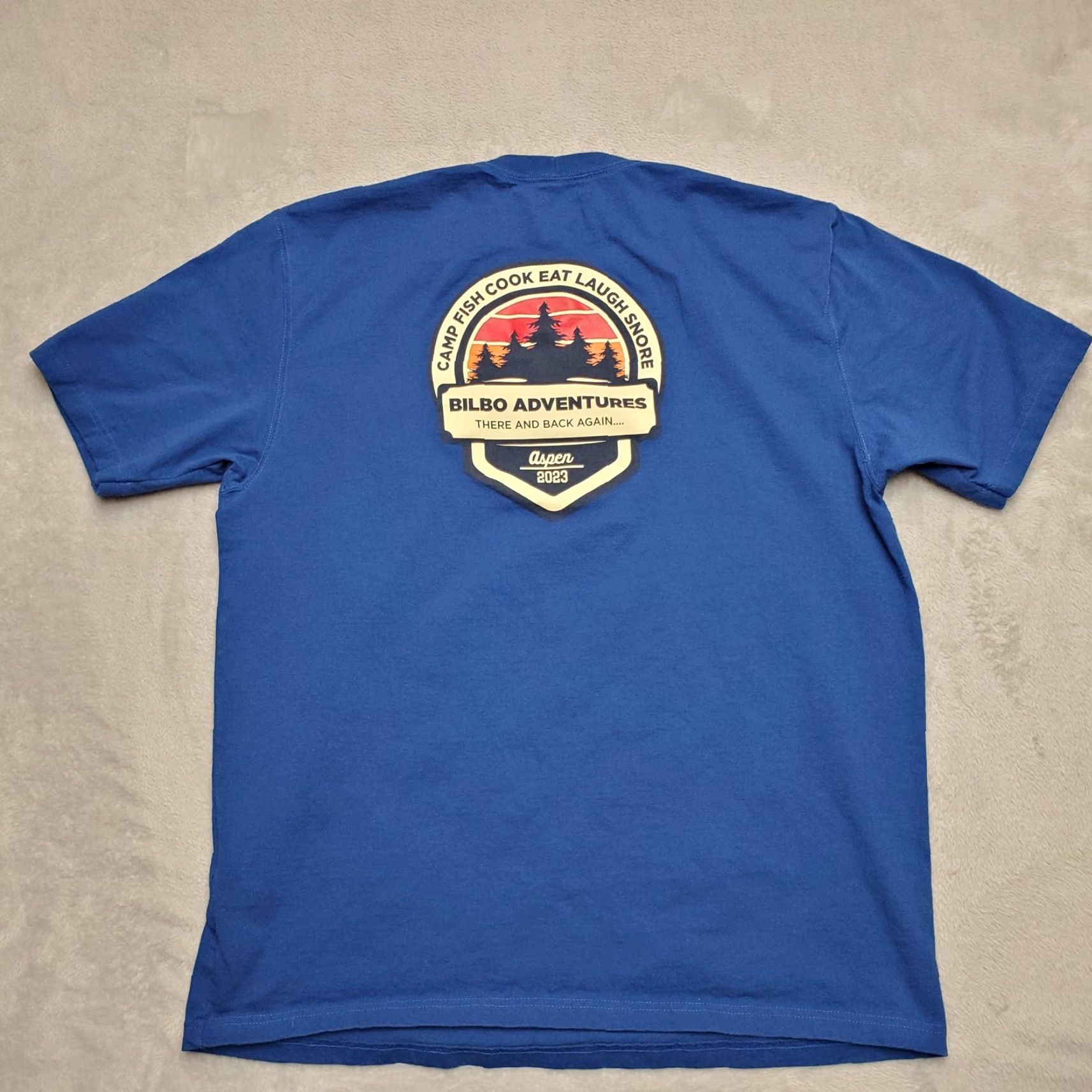 Carhartt Carhartt Shirt Mens Large Blue Loose Fit Short Sleeve Pocket TEE Aspen Colorado Size US L / EU 52-54 / 3 - 5 Thumbnail