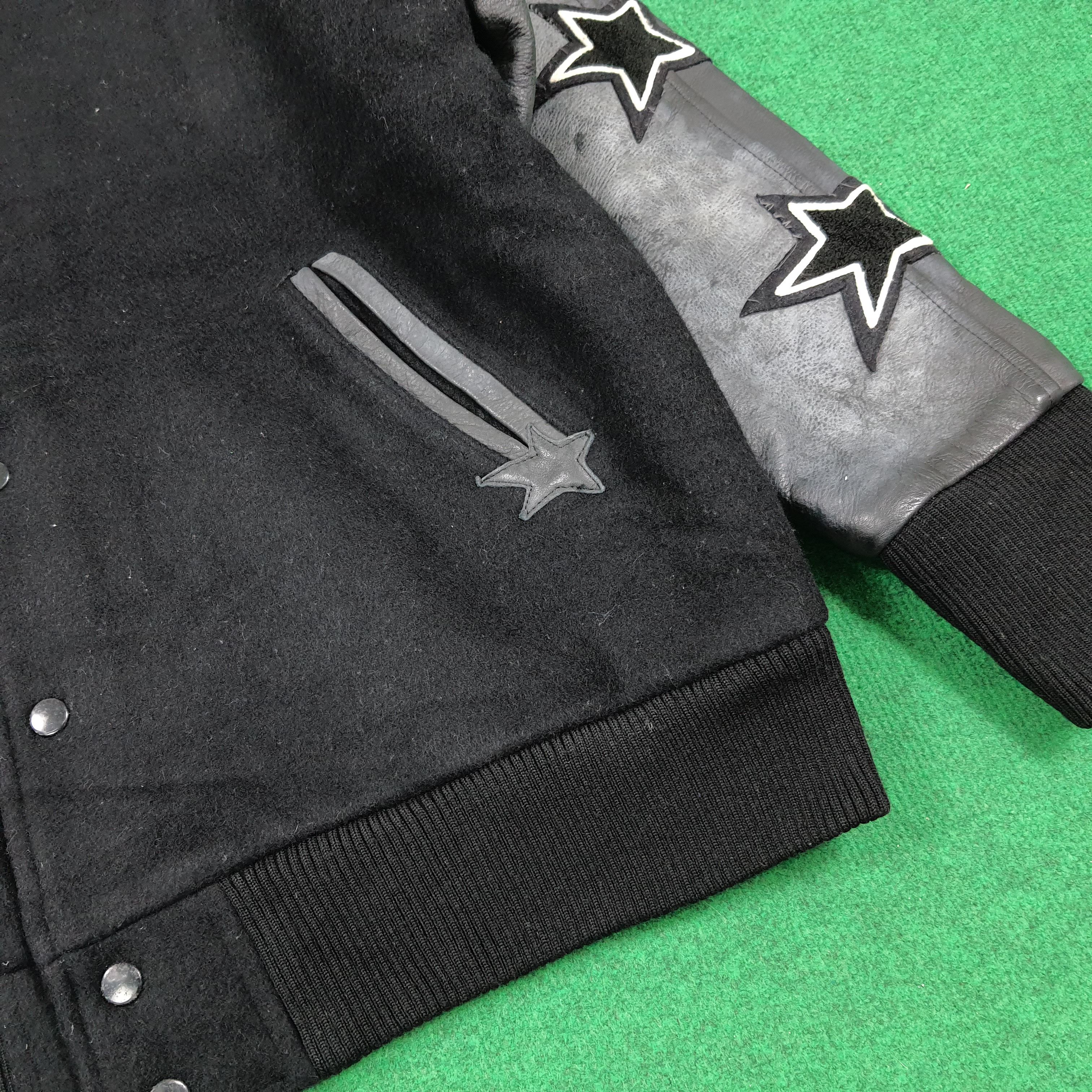 Japanese Brand Vintage Ambivalent Japan Varsity Leather Woll Jacket C278N12 Size US L / EU 52-54 / 3 - 6 Thumbnail