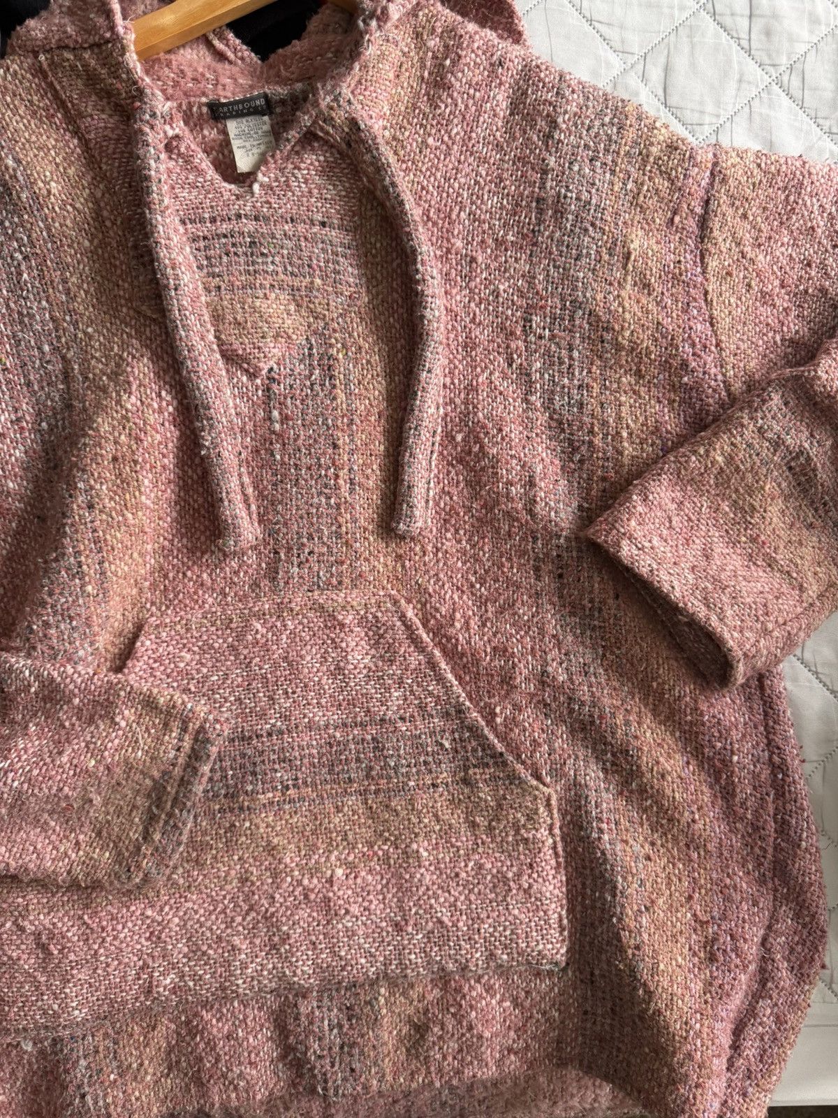 Vintage Pink Mexican Baja Hoodie Size US M / EU 48-50 / 2 - 1 Thumbnail