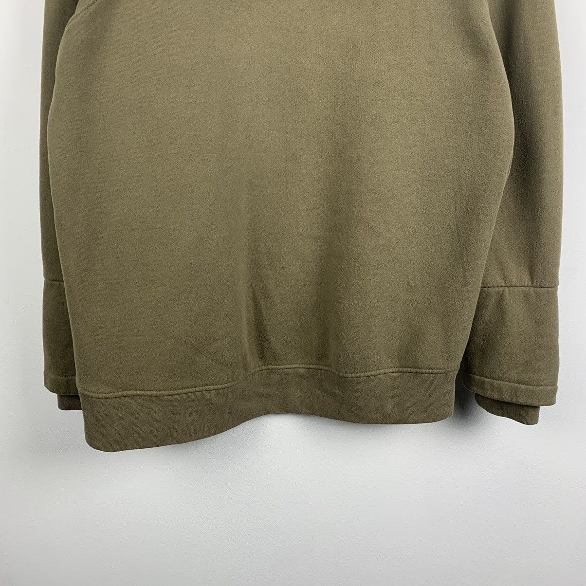 Allsaints Allsaints Big Logo Hoodie Khaki Green Designer Luxury Size XS / US 0-2 / IT 36-38 - 16 Thumbnail