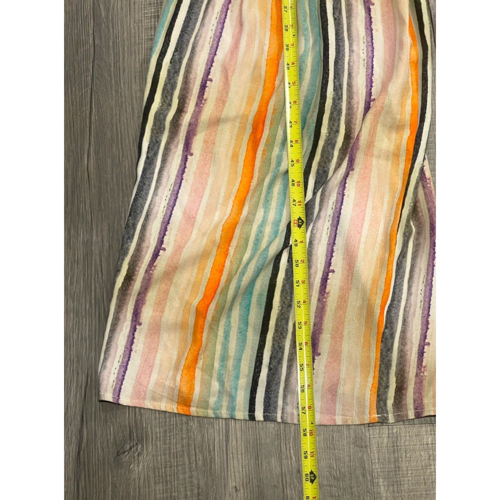Anthropologie Anthropologie Jumpsuit Women’s XS Multicolor Striped London Gallery Row Size 26" / US 2 / IT 38 - 6 Thumbnail