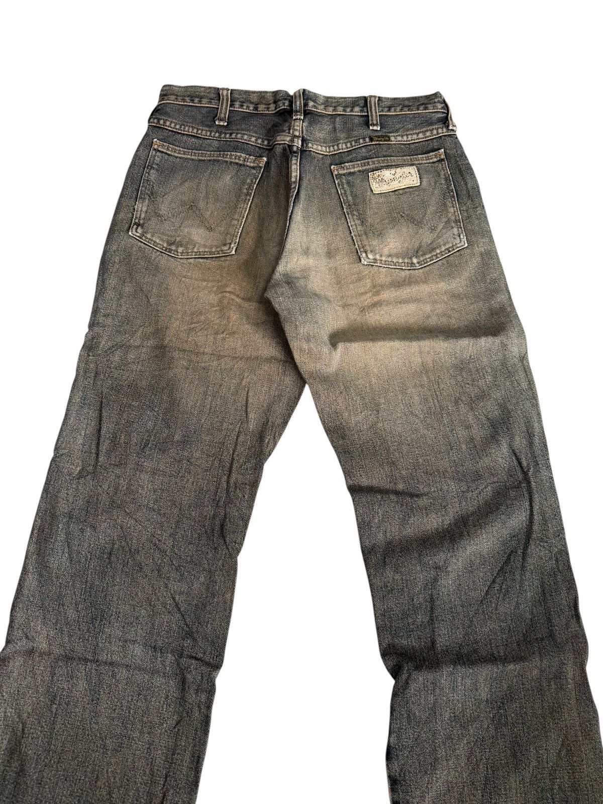 Wrangler VINTAGE WRANGLER BLUE RIPPED DISTRESSED JEANS DENIM PANTS Size US 28 / EU 44 - 13 Thumbnail