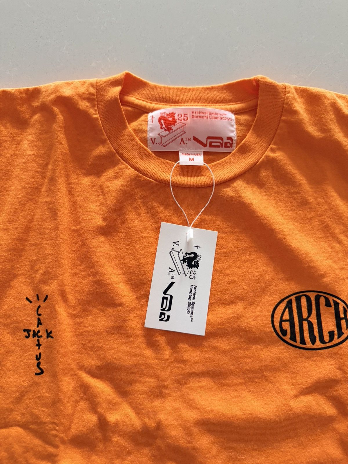 Travis Scott × Virgil Abloh Cactus Jack x ARCH Cactus Skate Tee VAA Size US M / EU 48-50 / 2 - 4 Thumbnail