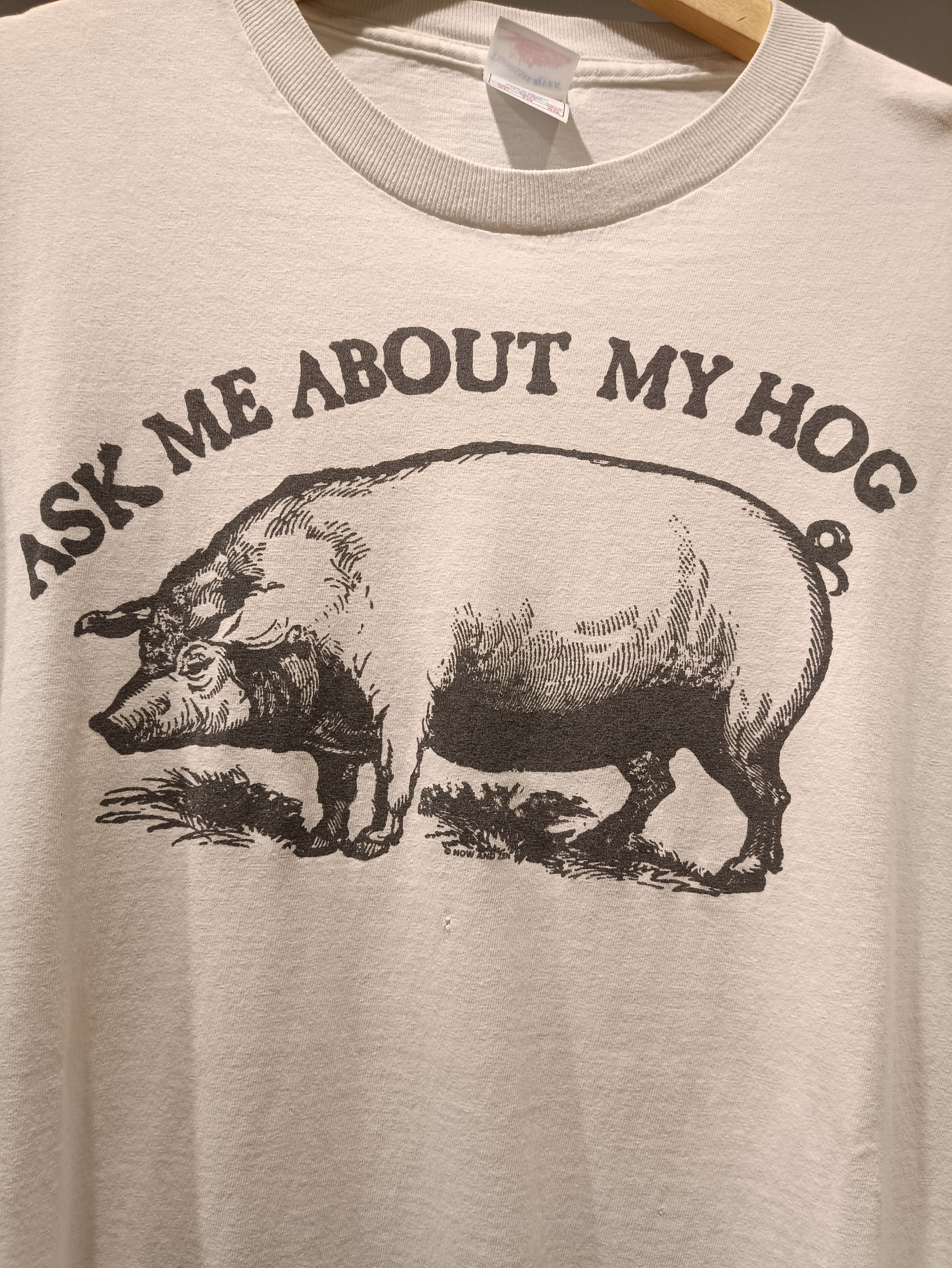 Vintage Vintage Ask Me About My Hog Size US XL / EU 56 / 4 - 2 Thumbnail