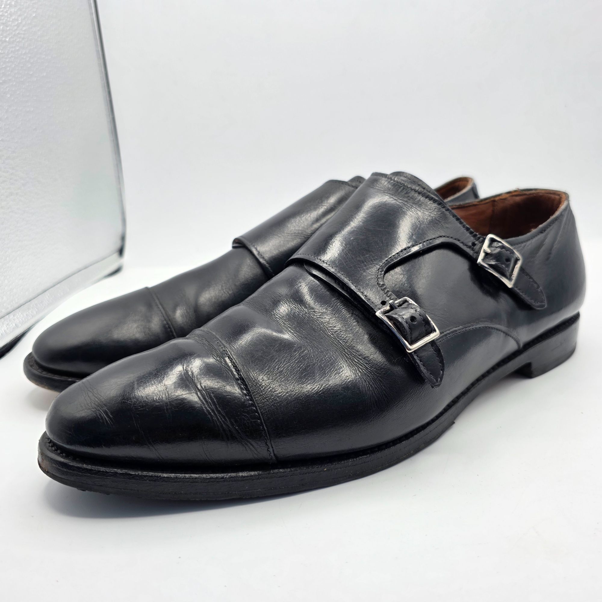 Allen Edmonds Allen Edmonds St. John's Double Monk Strap Mens Size 11.5 Bl Size US 11.5 / EU 44-45 - 4 Thumbnail