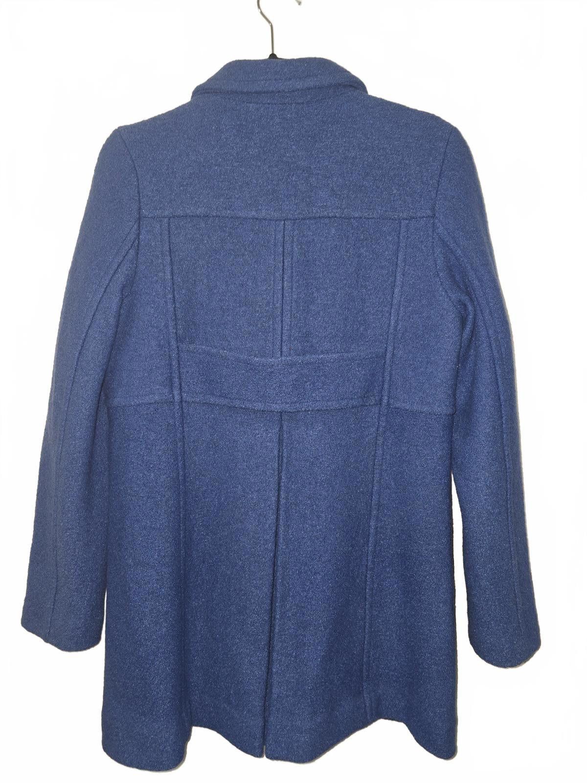 Lands' End Lands' End Women's Blue Wool Blend Coat Size M / US 6-8 / IT 42-44 - 2 Thumbnail