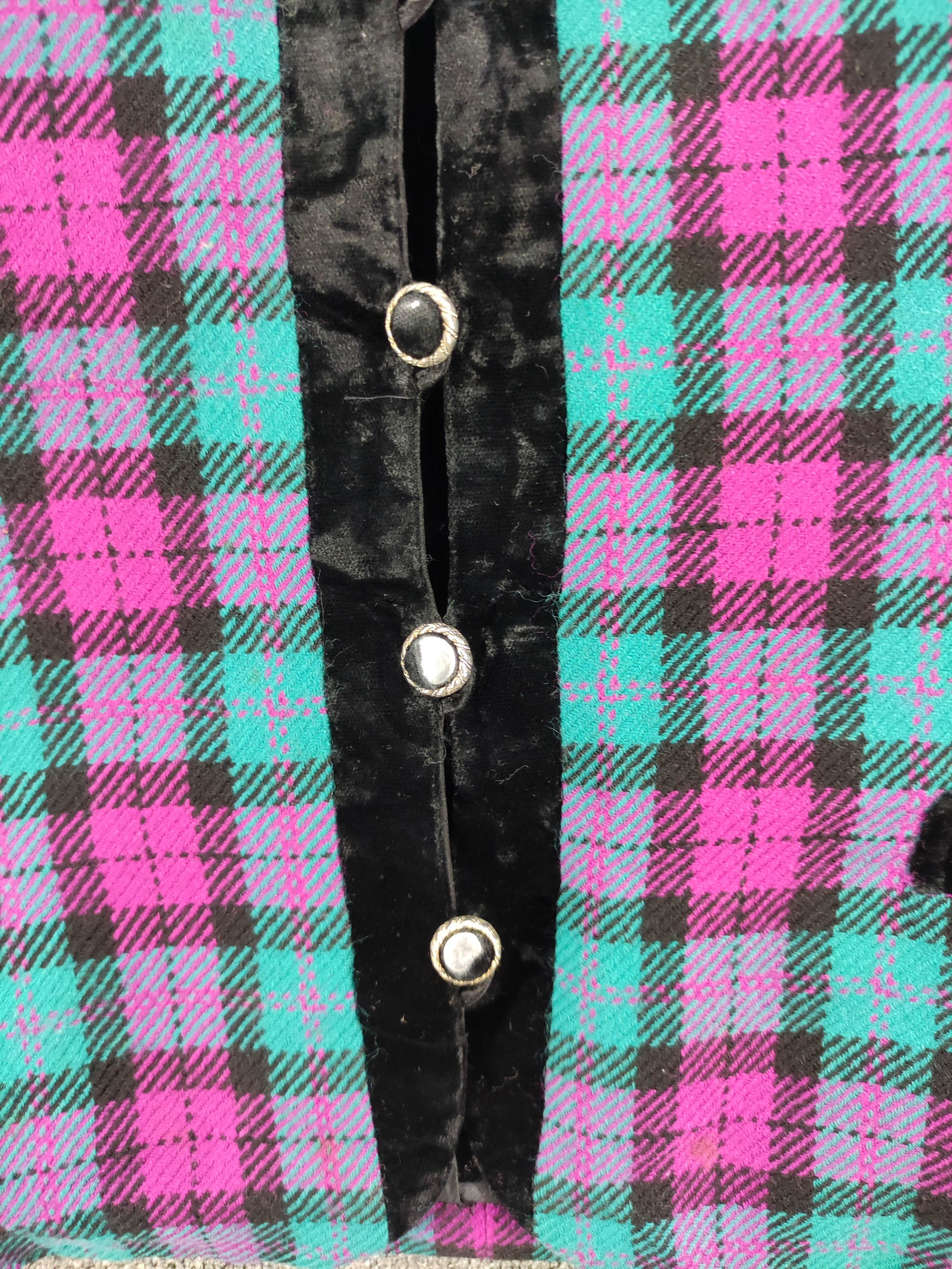 Hardy Amies Vintage Hardy Amies Boutique Checkered Wool Jacket Size M / US 6-8 / IT 42-44 - 2 Thumbnail