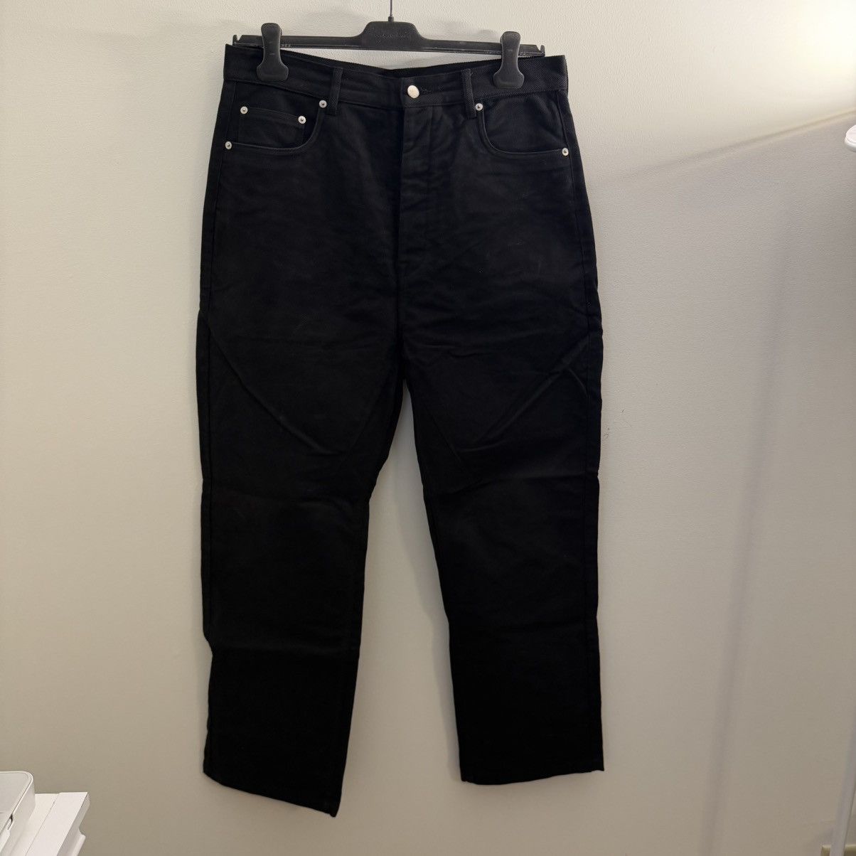 Rick Owens FW23 Luxor Geth Corduroy Trousers Size US 33 - 1 Thumbnail
