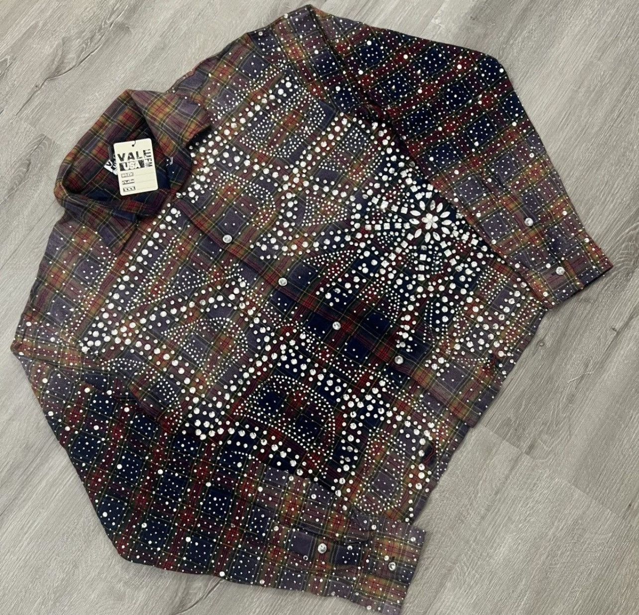 Vale Vale Forever Purple Fever Rhinestone Flannel | Grailed