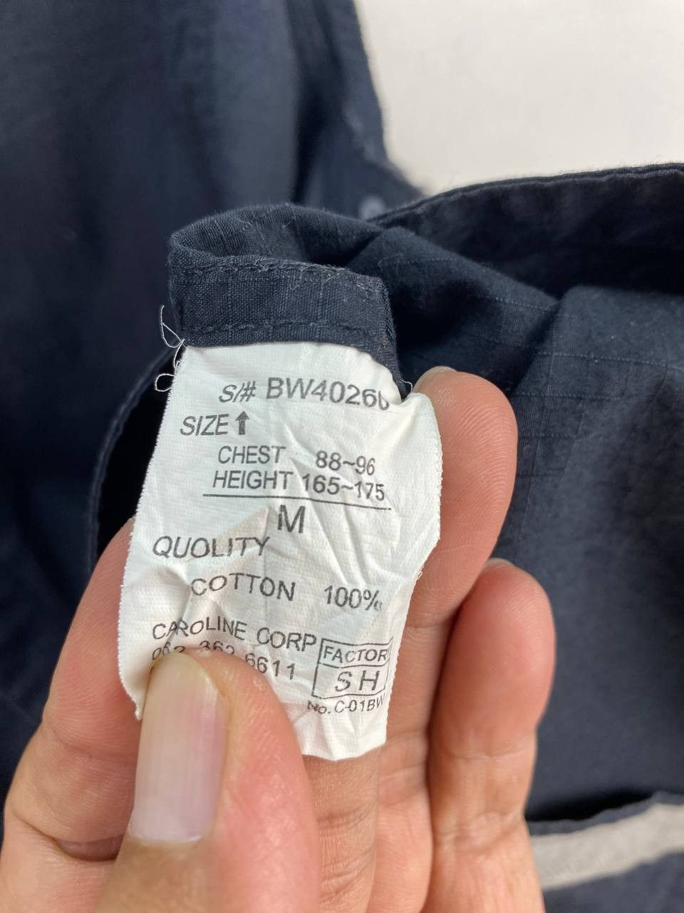 Vintage vintage bundeswear ripstop jacket cut-off sleeves Size US L / EU 52-54 / 3 - 8 Thumbnail