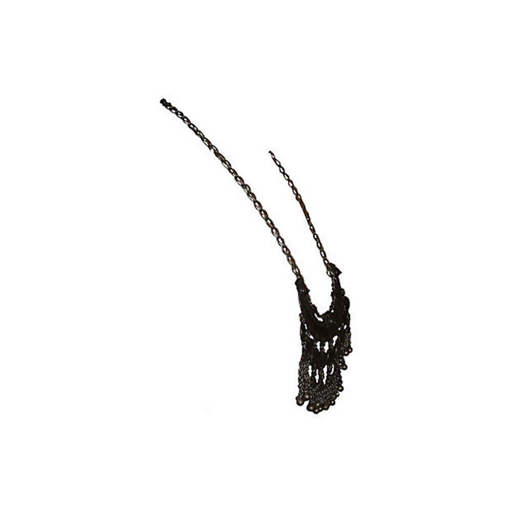 Designer Rajasthan Banjara Crescent Dangle Coin Necklace Size ONE SIZE - 2 Thumbnail