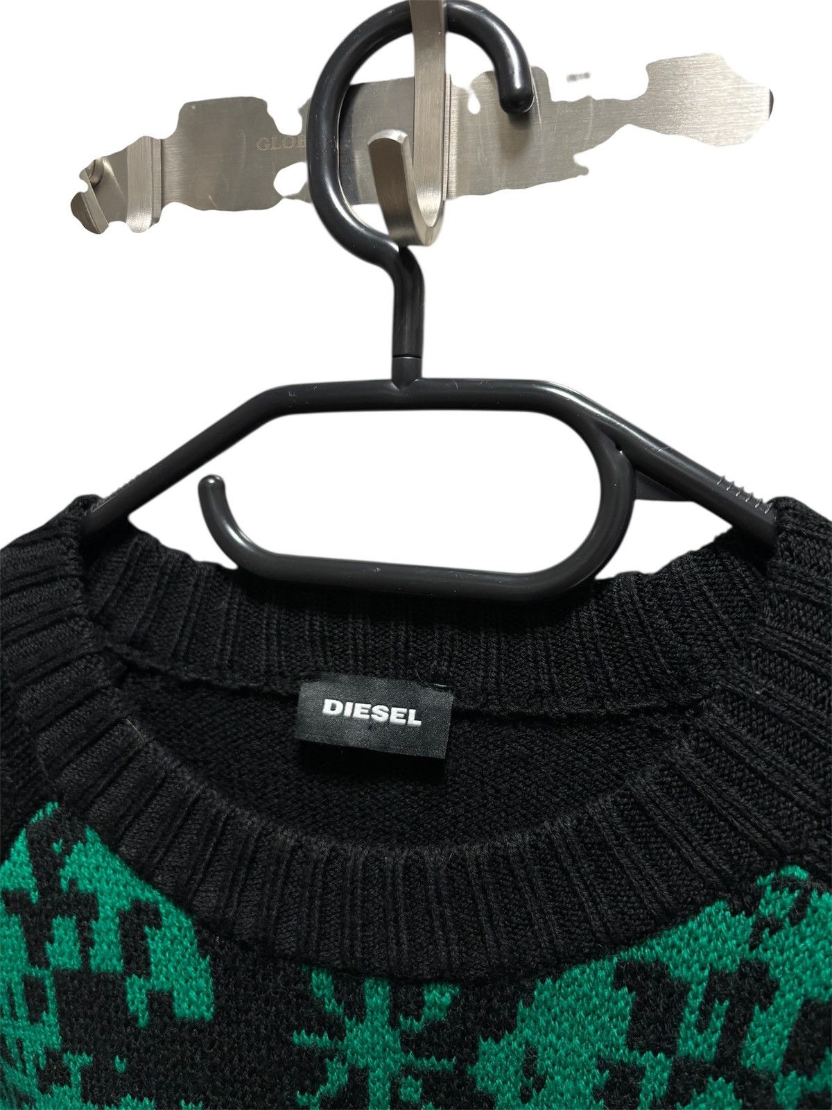 Diesel Y2K Diesel Sweter Japanese Style Big Logo Luxury Designer Size US M / EU 48-50 / 2 - 4 Thumbnail