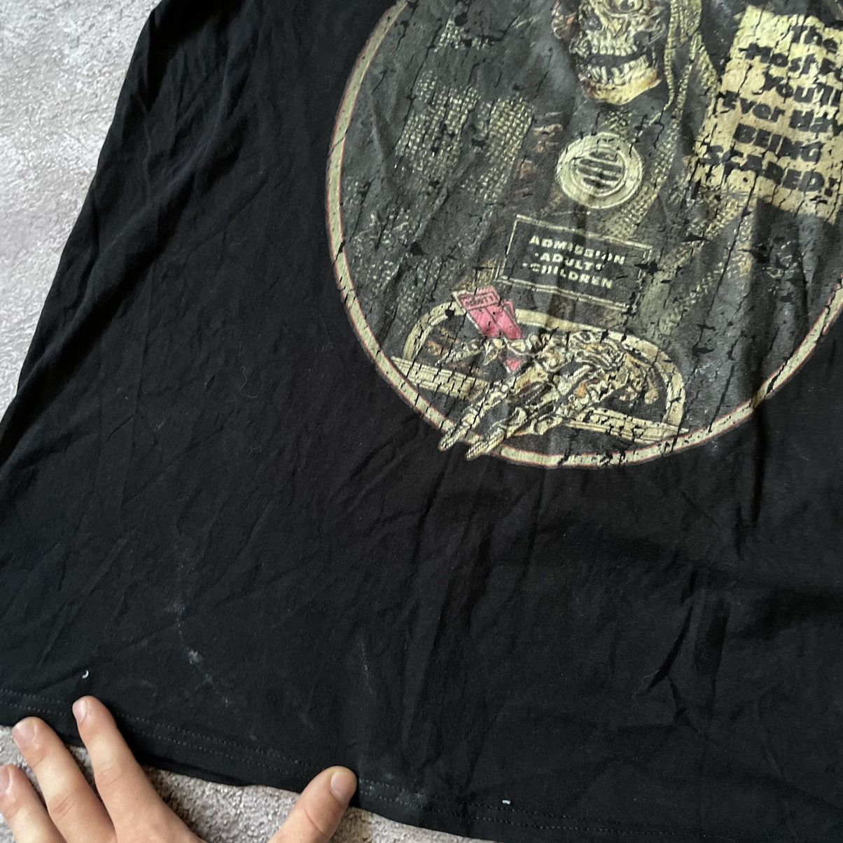 Vintage Vintage 90s Creepshow Horror Graphic Tee Faded Black Baggy L Size US L / EU 52-54 / 3 - 5 Thumbnail