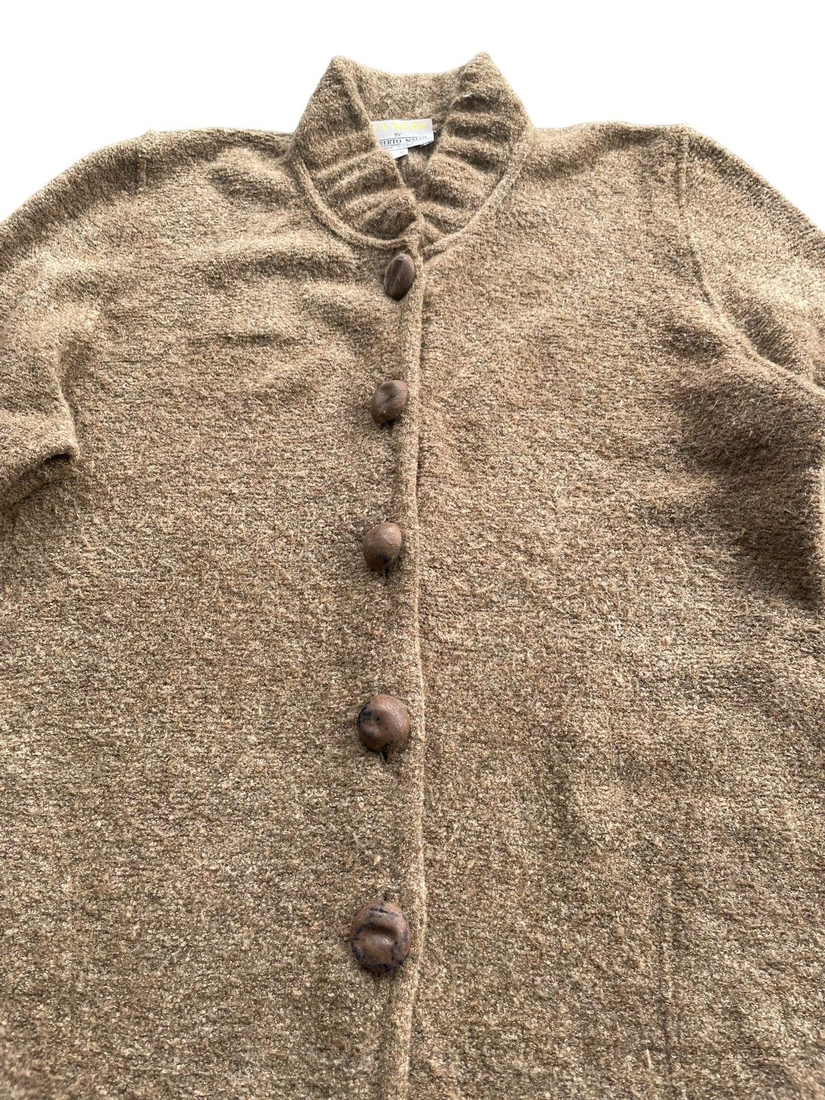 Vintage Vintage Ennedi by Roberto Naldi Wool Jacket Size XL / US 12-14 / IT 48-50 - 3 Thumbnail