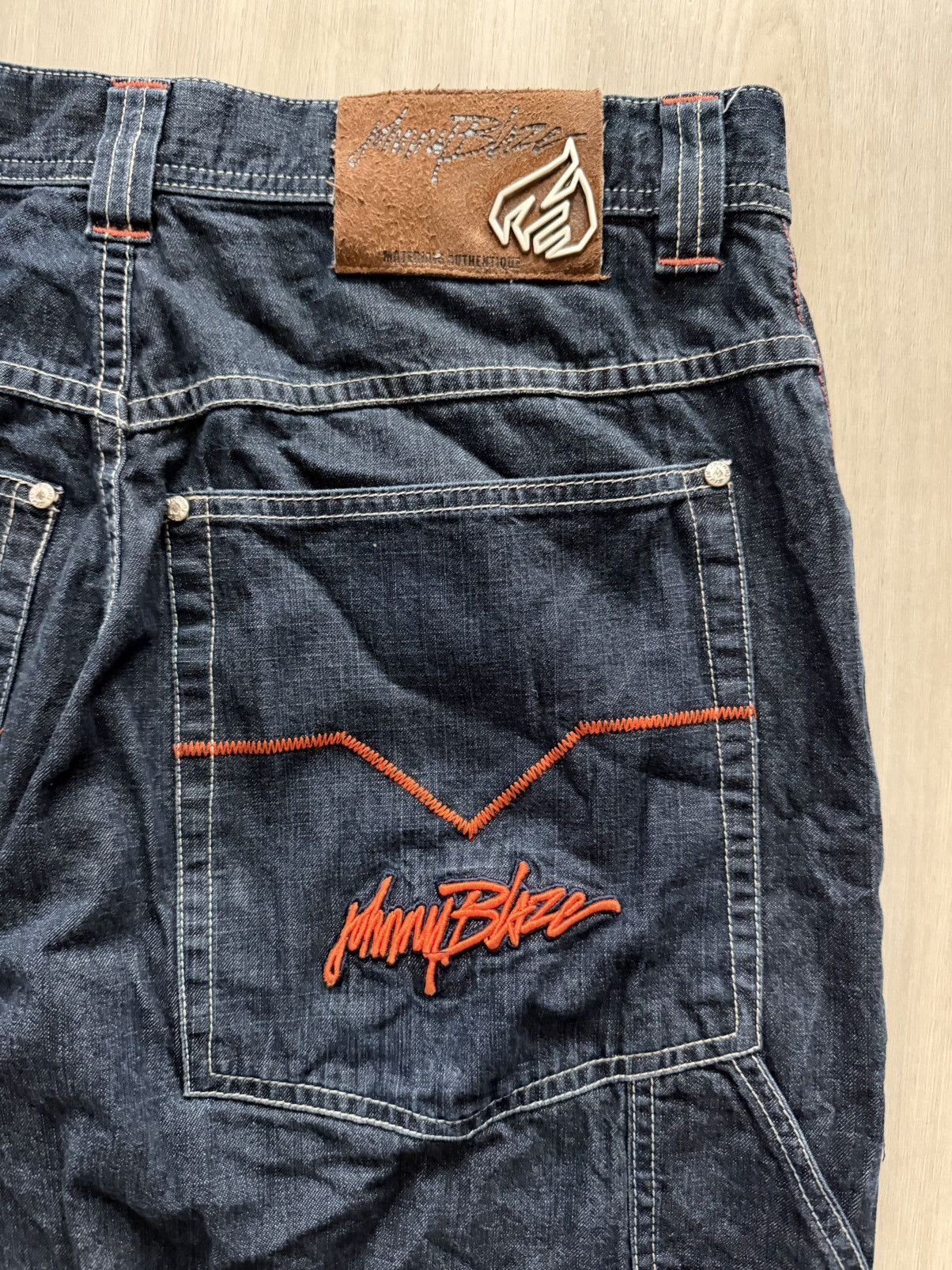 Vintage Vintage Johnny Blaze Carpenter Embroidered Sz 34 Hip Hop Size US 42 / EU 58 - 2 Thumbnail