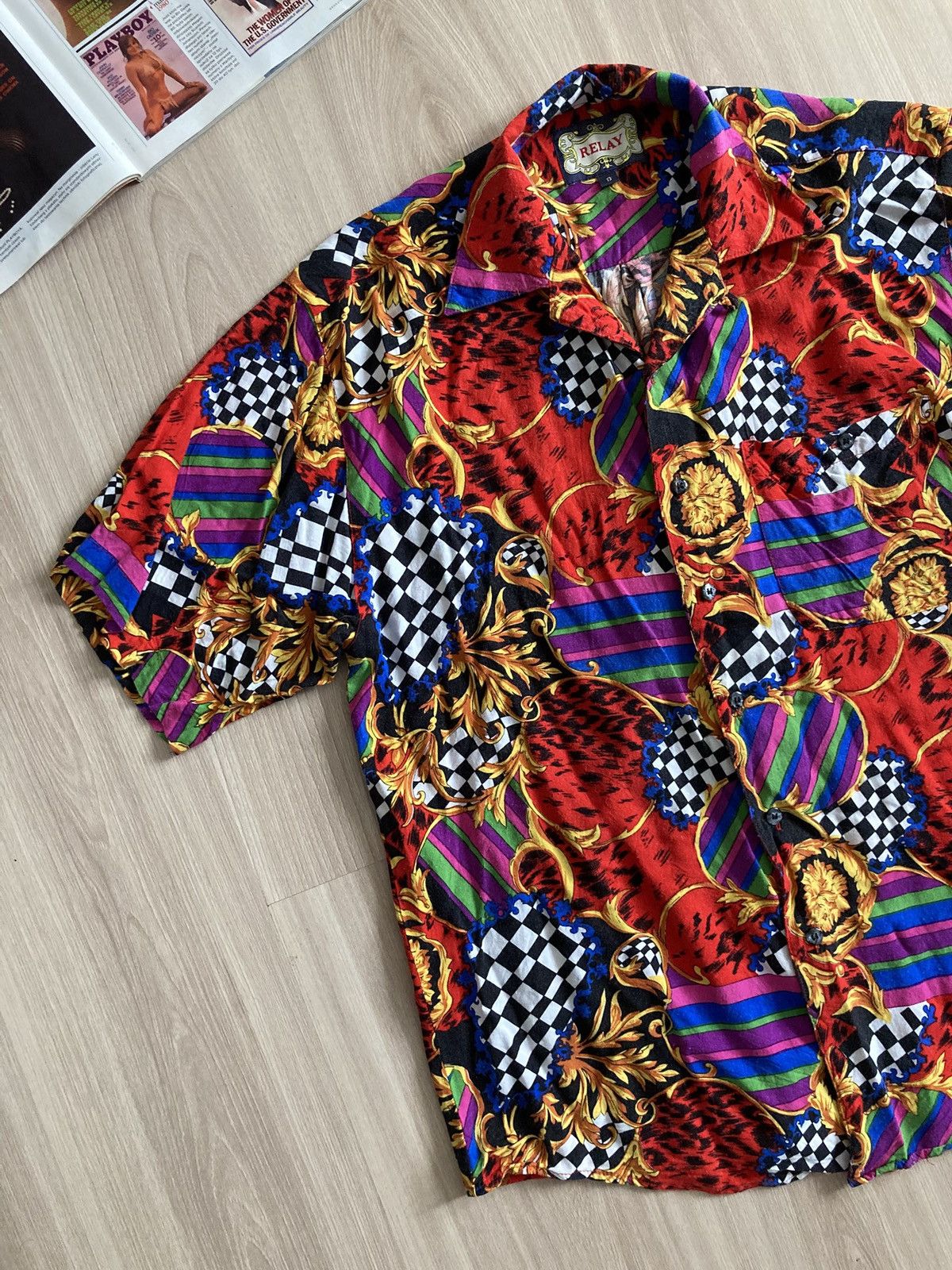Japanese Brand Vintage Relay Shirt Japanese Style Size US M / EU 48-50 / 2 - 4 Thumbnail