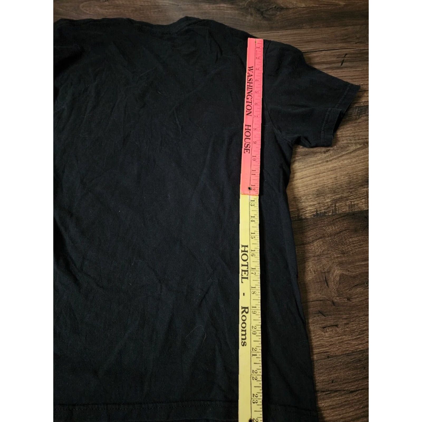 Logo 7 The Rolling Stones T-Shirt Mens M Psychedelic Logo Band Tee Black Cotton Short Sleeve Crew Neck Regular Fit Size US M / EU 48-50 / 2 - 4 Thumbnail