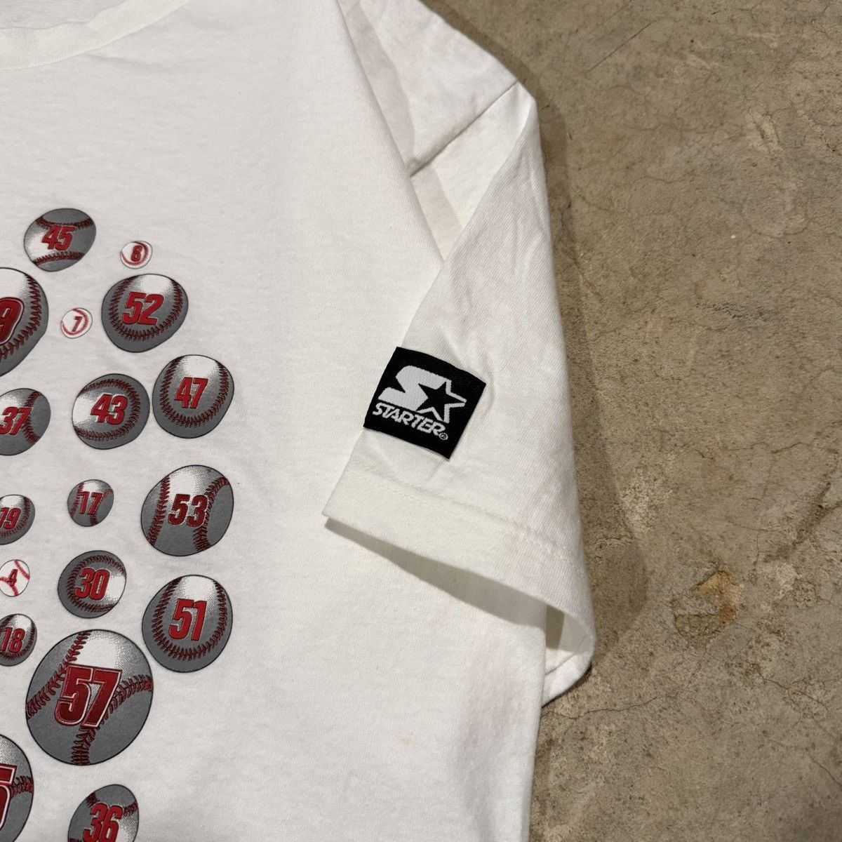 Starter Vintage 1990s Starter Mark McGwire Sultan of Swing MLB Tee Size US L / EU 52-54 / 3 - 4 Thumbnail