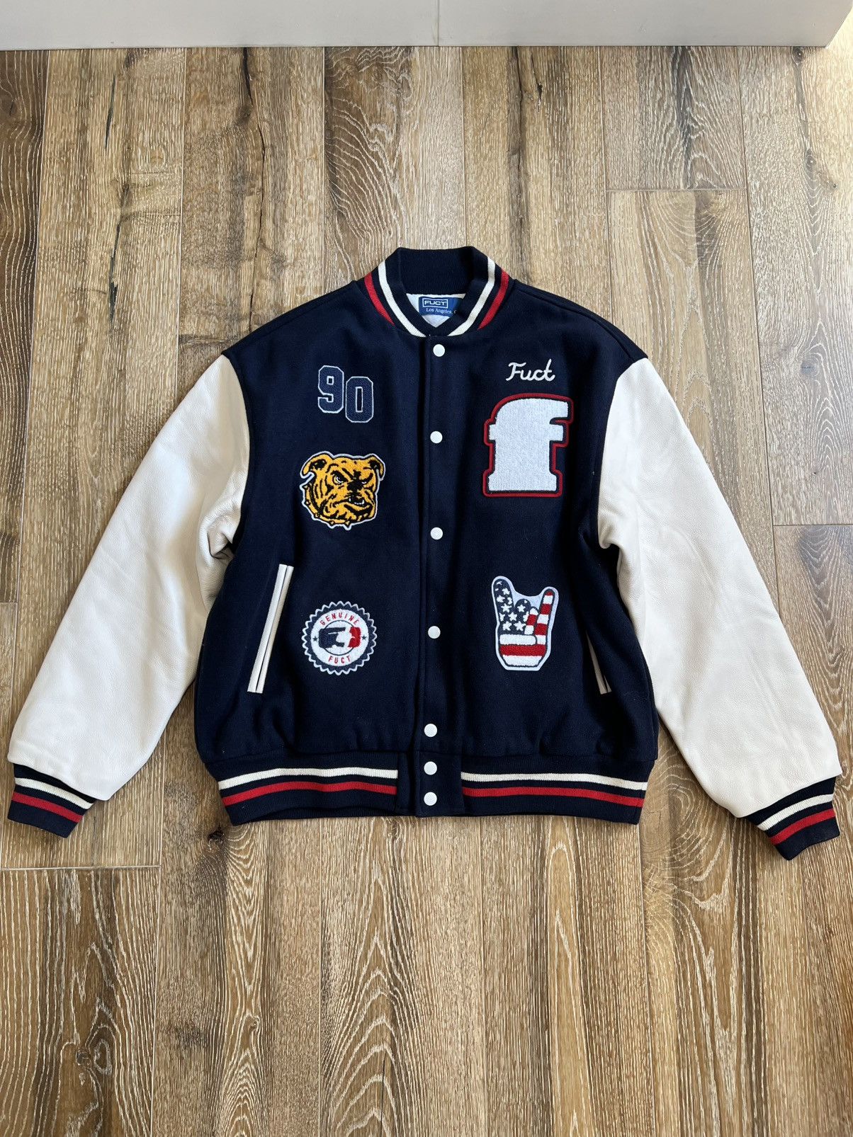 FUCT Fuct Letterman Varsity Jacket Size US L / EU 52-54 / 3 - 1 Thumbnail
