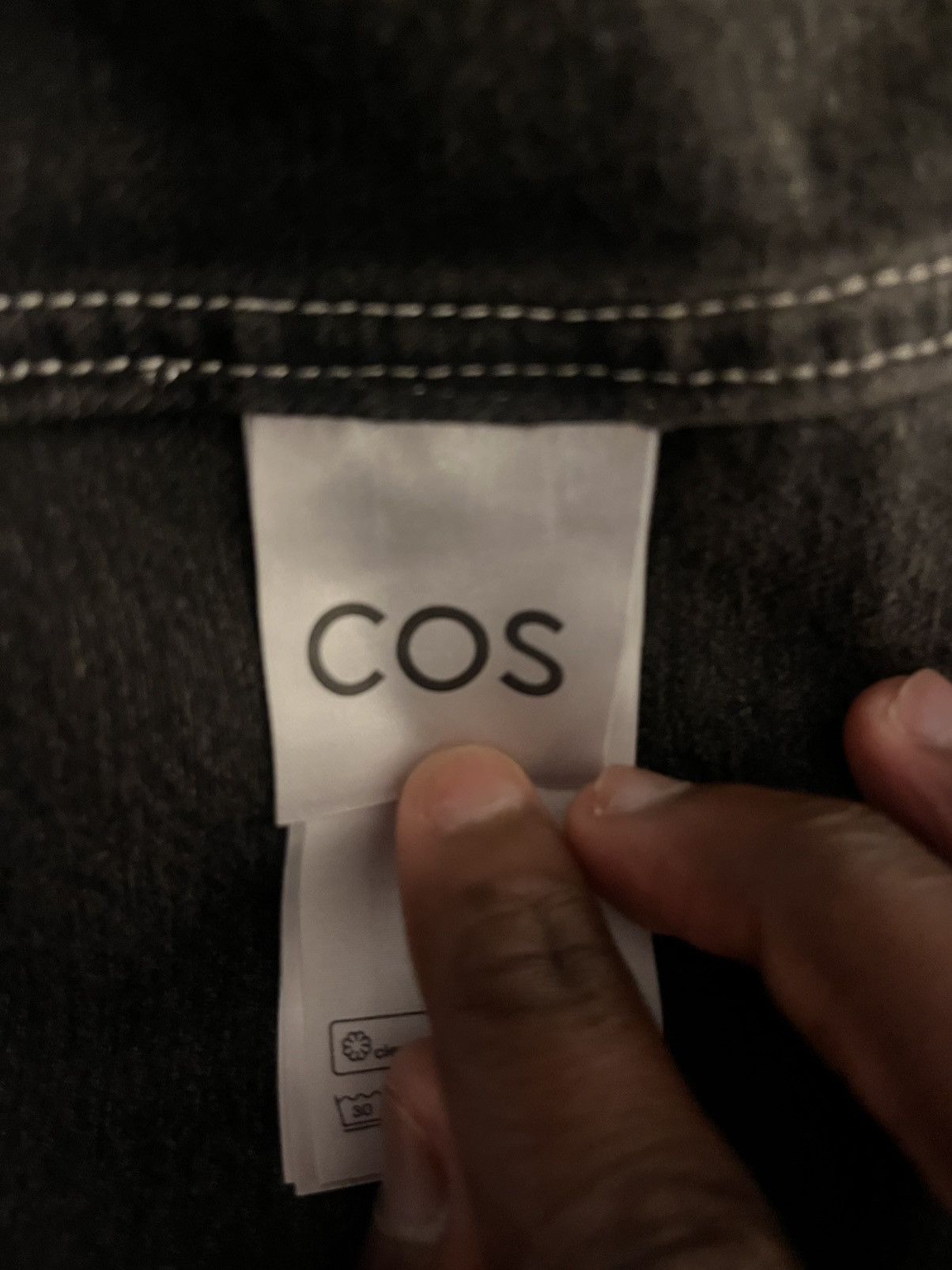 Cos COS Black Denim Jacket - Size Small #denim Size US S / EU 44-46 / 1 - 5 Thumbnail