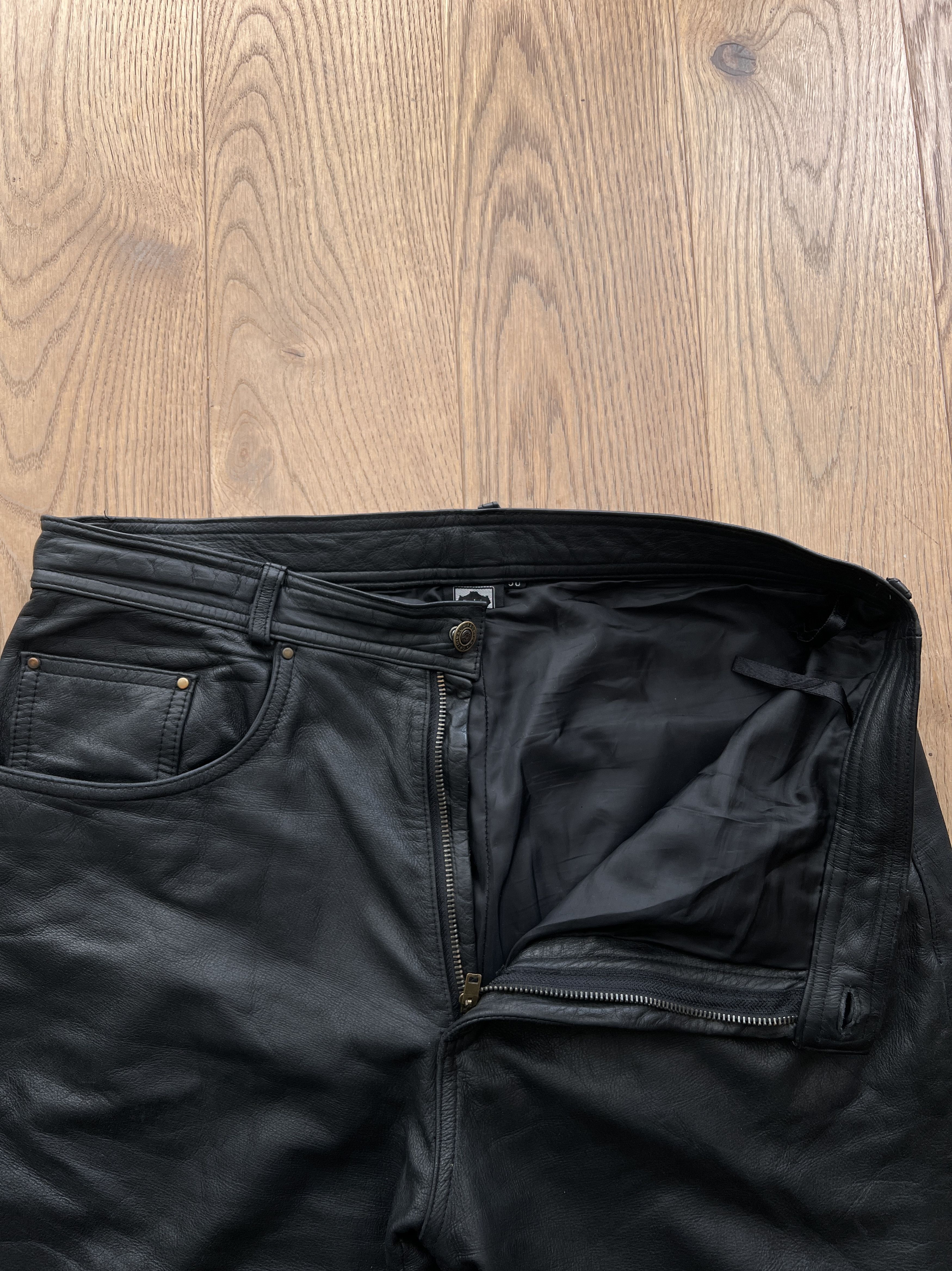 Hysteric Glamour Vintage shine leather pants balenciaga rick owens LGB vibe Size US 34 / EU 50 - 11 Thumbnail