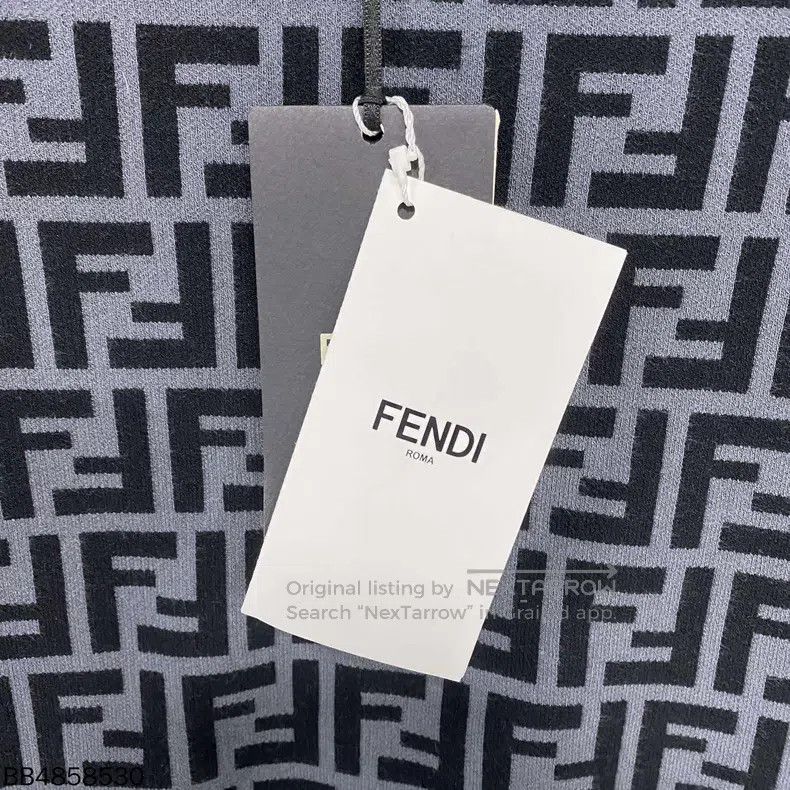 Fendi Fendi Monogram All-over Print Knit Long Sleeve Size XS / US 0-2 / IT 36-38 - 5 Thumbnail