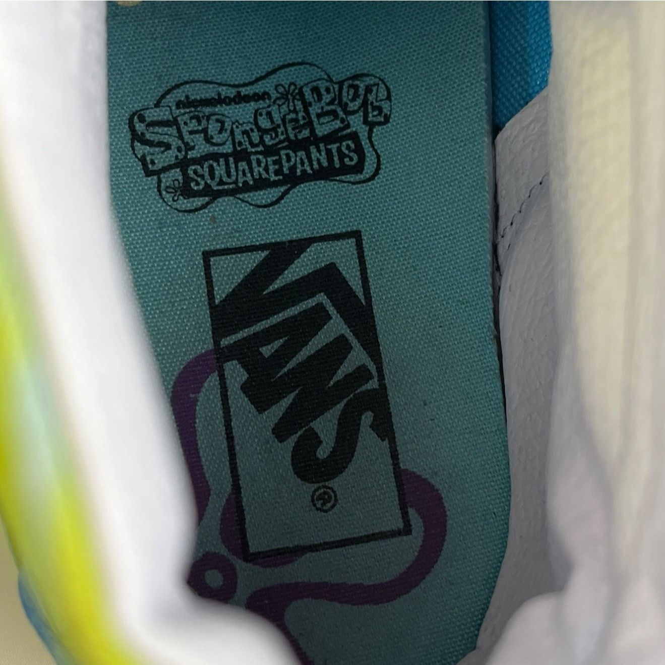 Vans Vans Unisex Blue SpongeBob x Sk8-Hi Shoes/Sneakers M9.5/W11 Size US 11 / IT 41 - 6 Thumbnail