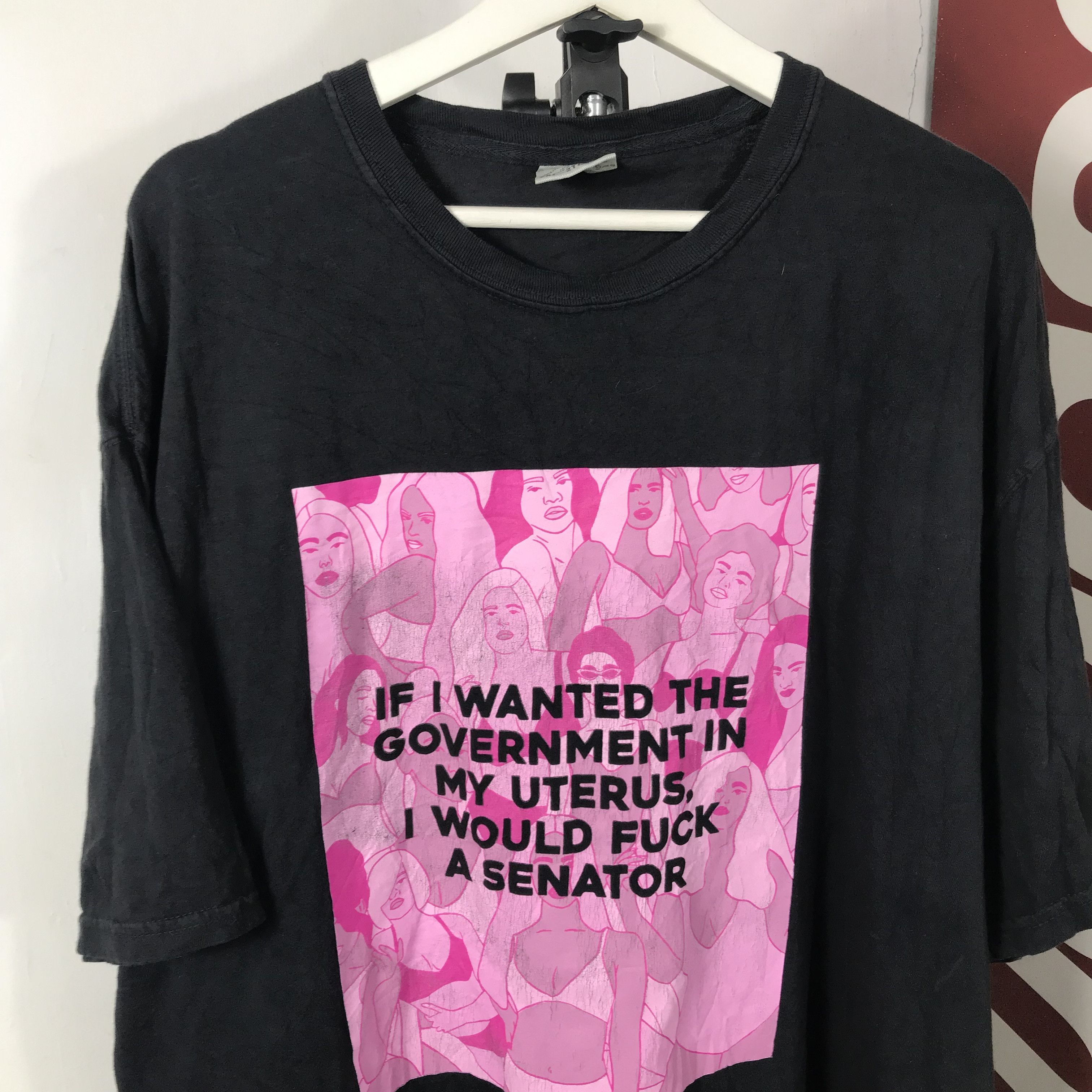 Vintage vintage humor if i wanted goverment i fuck senator Size US XXL / EU 58 / 5 - 5 Thumbnail