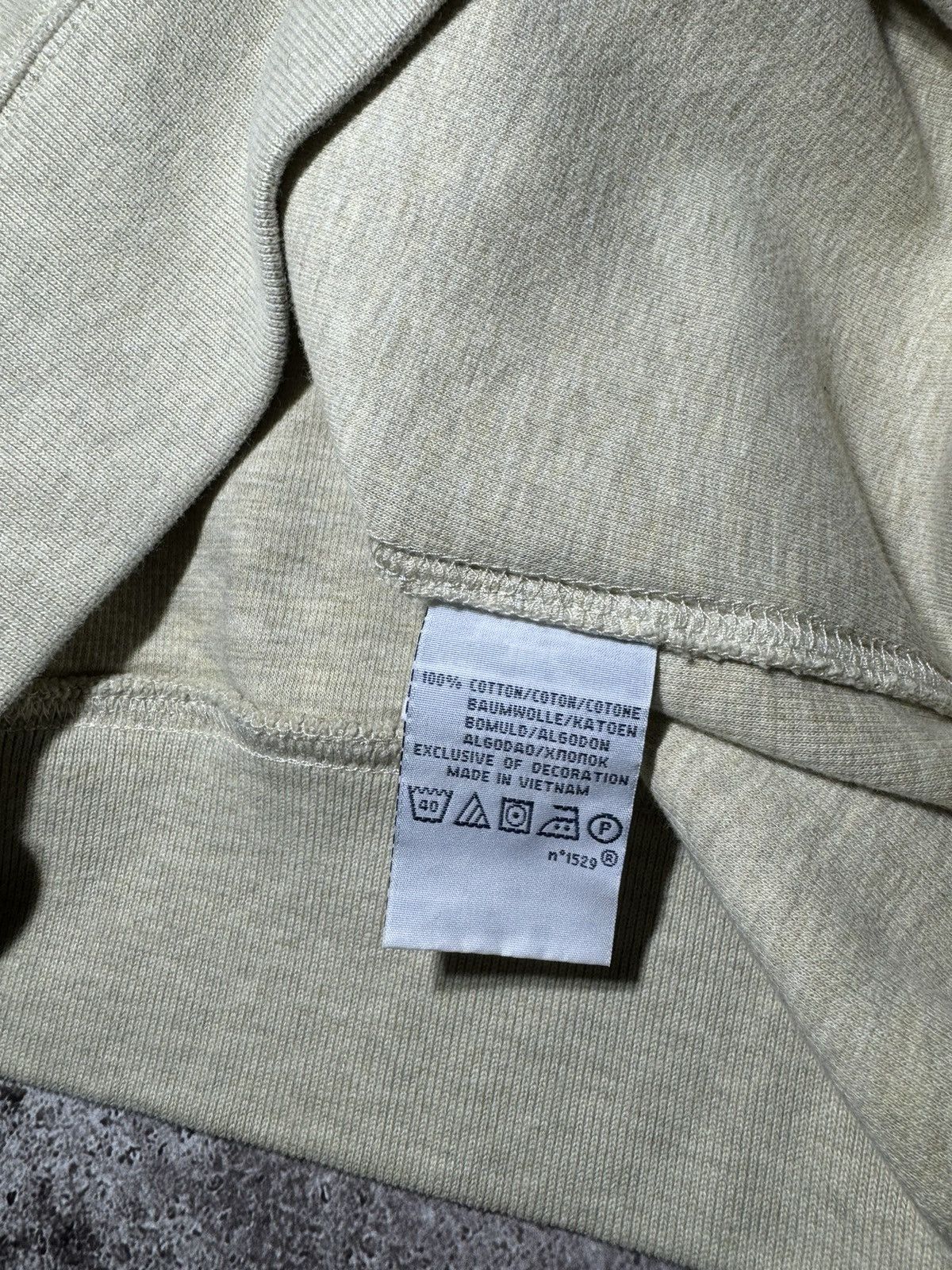 Polo Ralph Lauren × Vintage Polo Ralph Lauren Vintage High Neck Rare Beige Sweatshirt Size US L / EU 52-54 / 3 - 9 Thumbnail