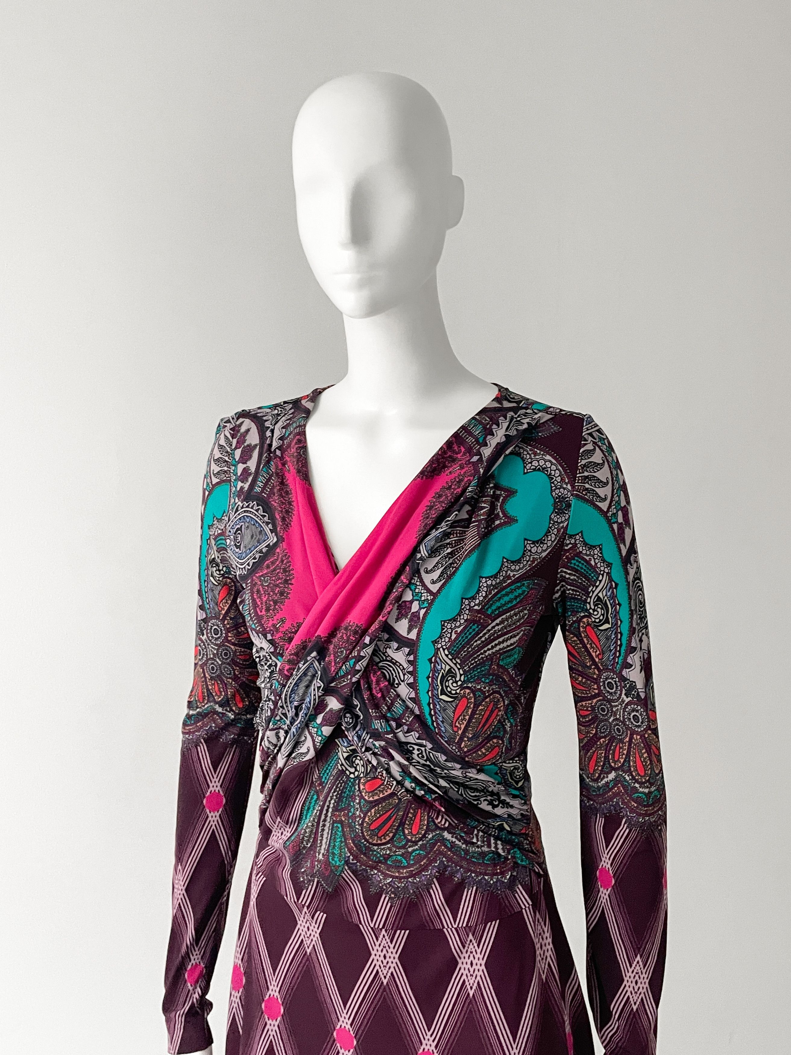 Etro geometric print dress Size S / US 4 / IT 40 - 4 Thumbnail