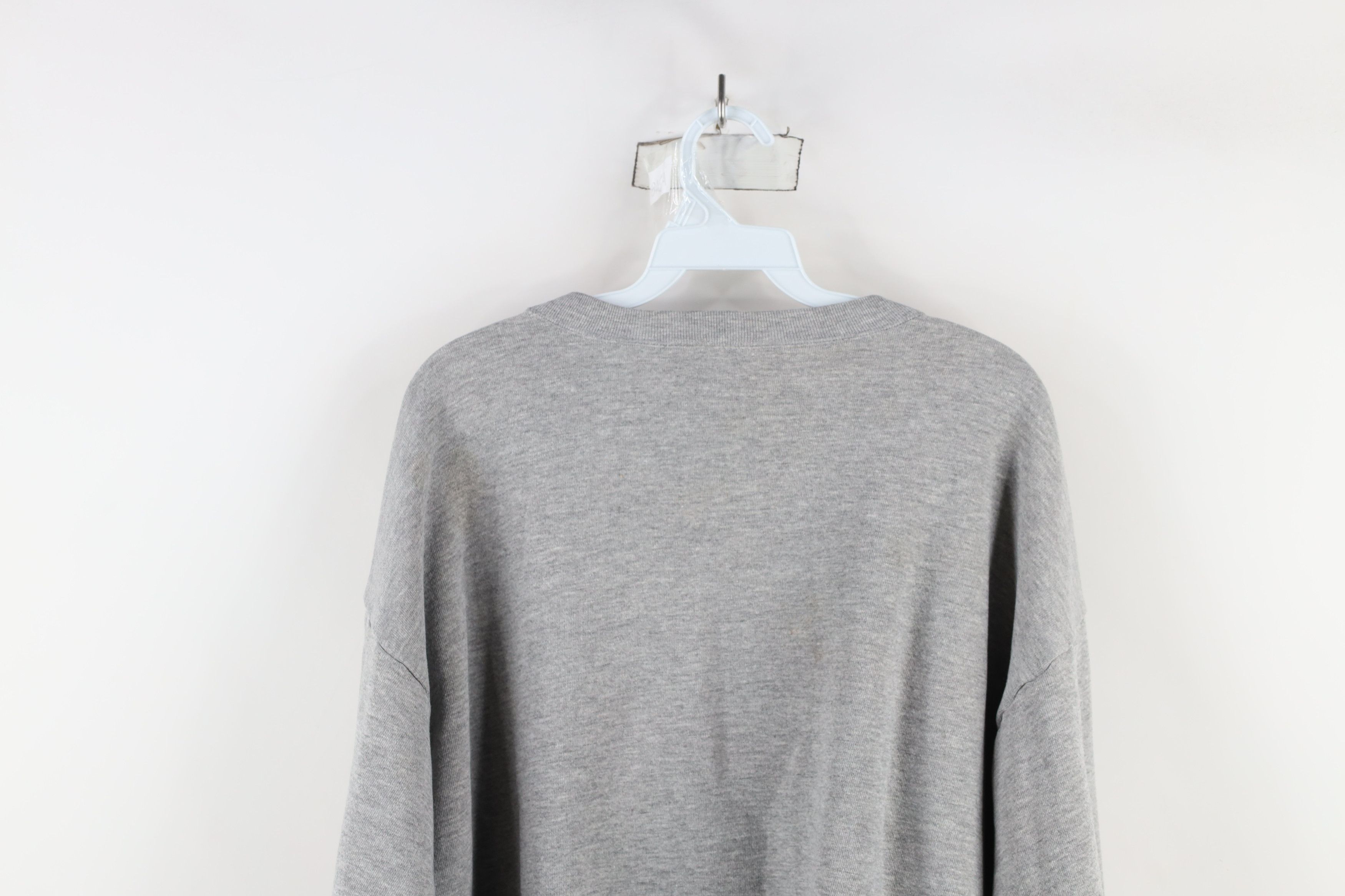 Vintage Vintage 90s University of Michigan Athletics Sweatshirt Gray Size US XL / EU 56 / 4 - 12 Thumbnail