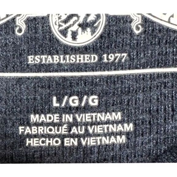 American Eagle Outfitters VINTAGE American Eagle Shirt Mens Large Blue Waffle-Knit Thermal Tee Long Sleeve Crew Neck Cotton Polyester Breathable Size US L / EU 52-54 / 3 - 5 Thumbnail