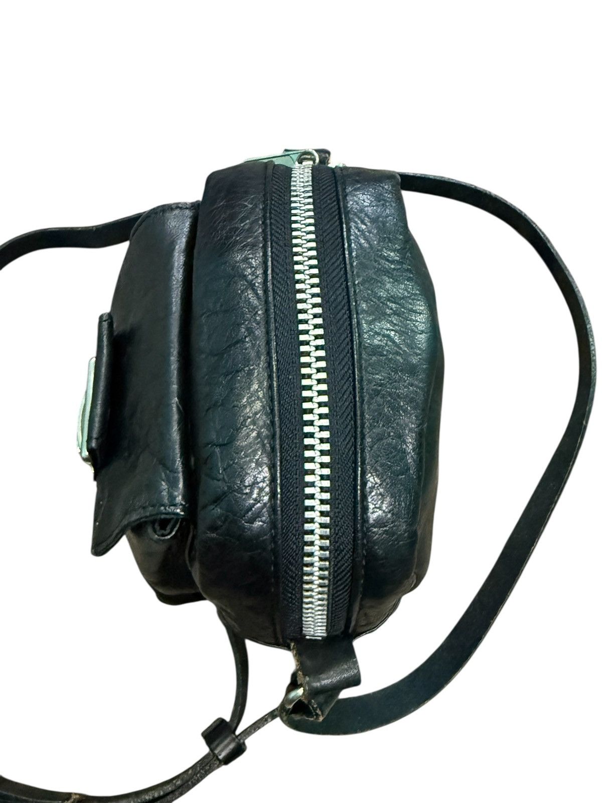 Yohji Yamamoto YSACCS YOHJI YAMAMOTO LEATHER MINI CROSSBODY BAG Size ONE SIZE - 7 Thumbnail