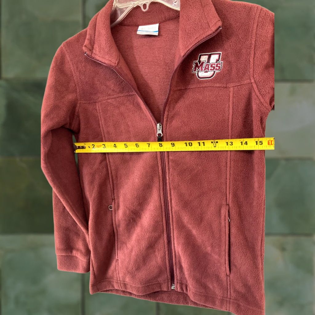 Vintage Columbia Jacket Womens Fleece Full Zip Pockets Red M Outdoor Casual Size M / US 6-8 / IT 42-44 - 1 Thumbnail