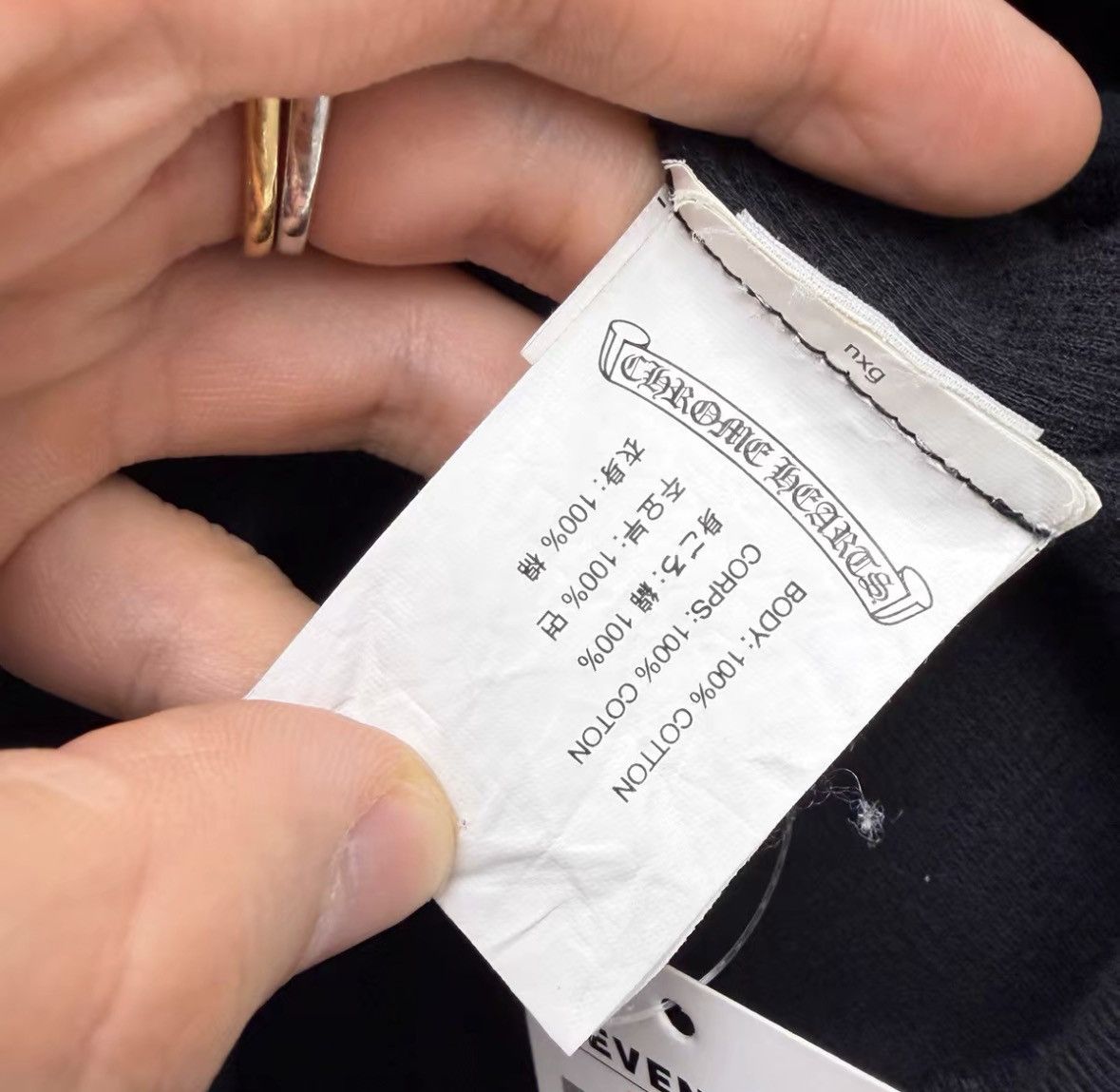 Chrome Hearts black chrome hearts zip hoodie with blue print. Size US S / EU 44-46 / 1 - 5 Thumbnail