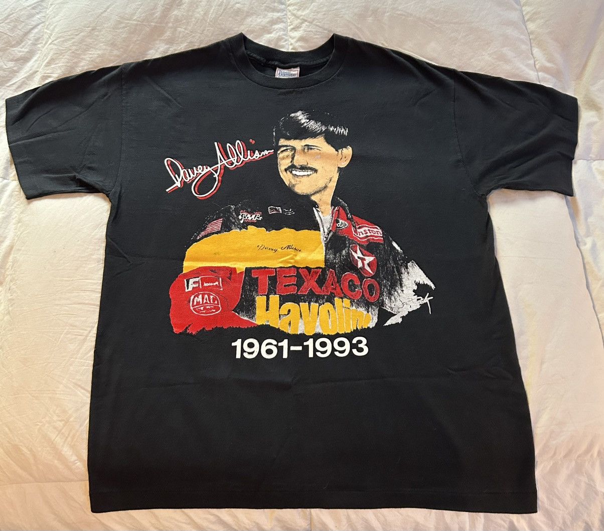 Other Vintage 90’s Nascar Davey Allison T-shirt Size US L / EU 52-54 / 3 - 1 Thumbnail