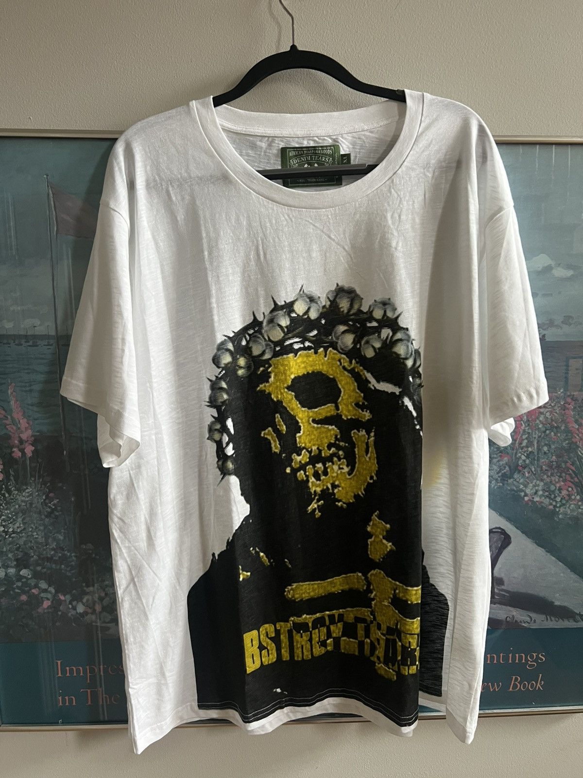 (B).Stroy × DENIM TEARS Denim Tears x (B)stroy “crown made of cotton” t shirt Size US XL / EU 56 / 4 - 4 Thumbnail