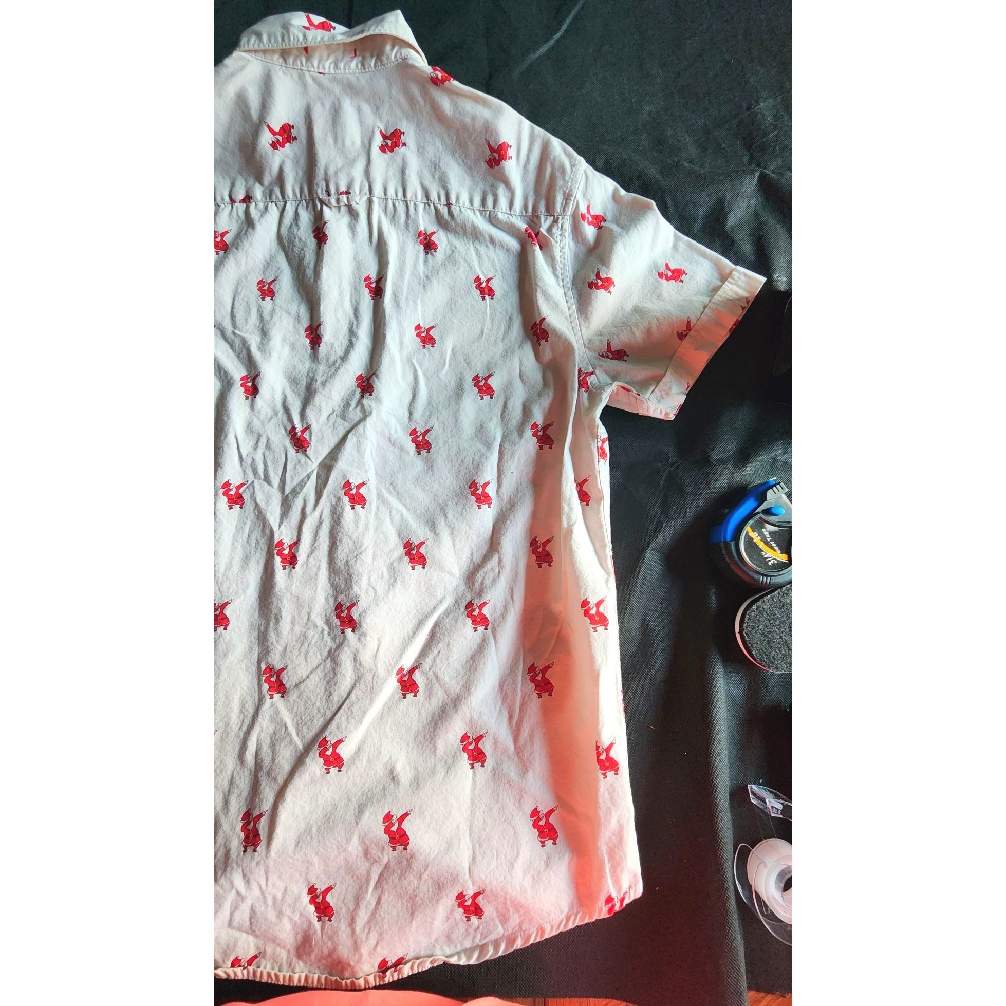 Other Mens Medium Button Down Shirt Dabbing Santa's Christmas Holi Size US M / EU 48-50 / 2 - 13 Thumbnail