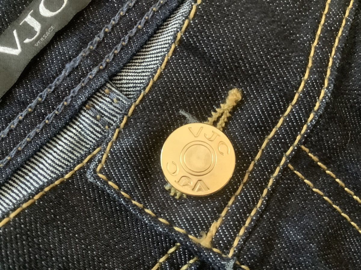Versace Jeans Couture Rare Versace diamante embellished jeans- New with tags Size 31" - 4 Thumbnail