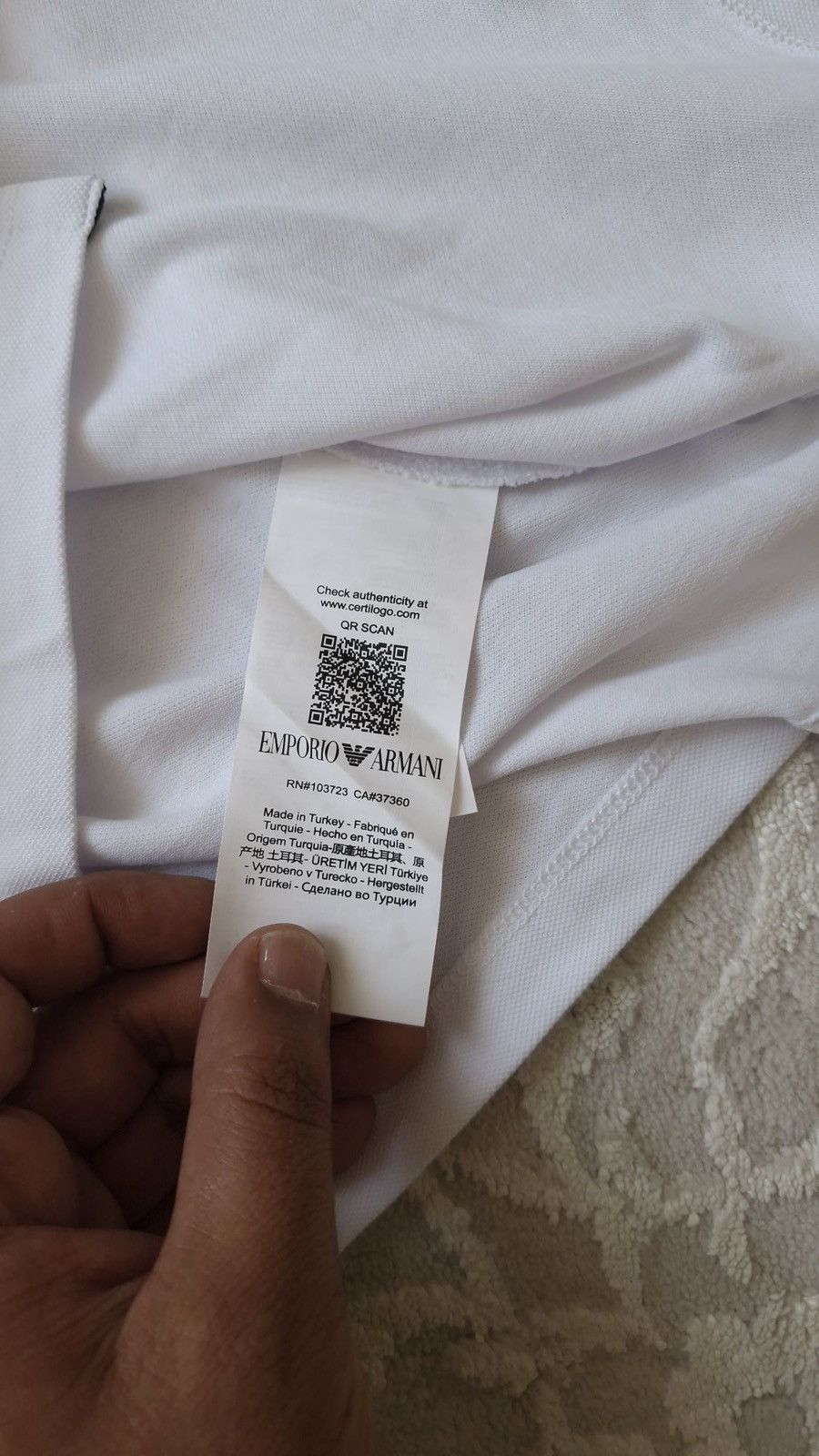 Emporio Armani Emporio Armani EA Logo Polo Shirt Size US S / EU 44-46 / 1 - 6 Thumbnail