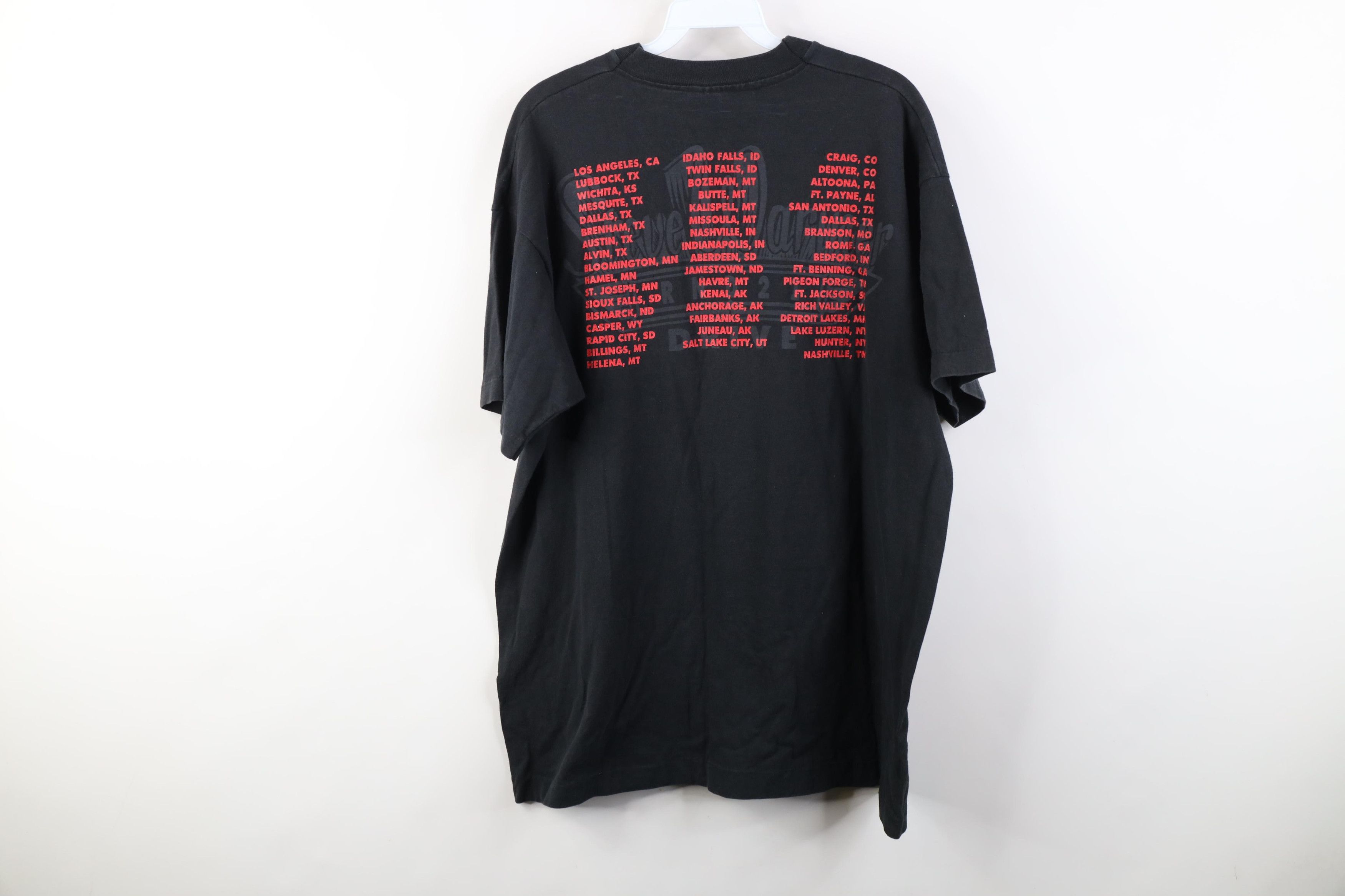 Vintage Vintage 90s RND21 Drive Steve Wariner Band T-Shirt Black USA Size US XL / EU 56 / 4 - 14 Thumbnail