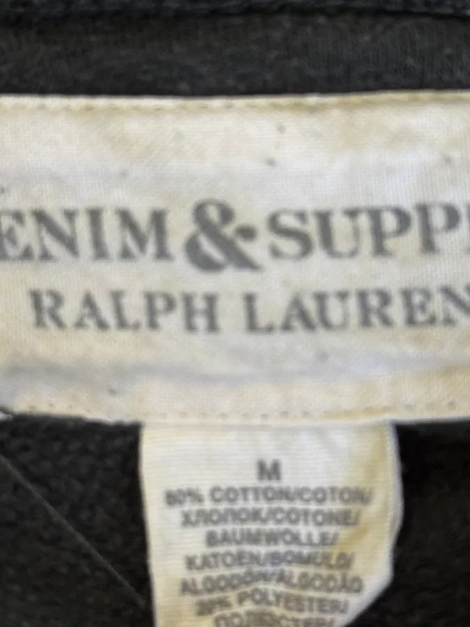 Polo Ralph Lauren 2010s Ralph Lauren Dark Grey USA Flag Buttoned Hoodie Size US M / EU 48-50 / 2 - 10 Thumbnail